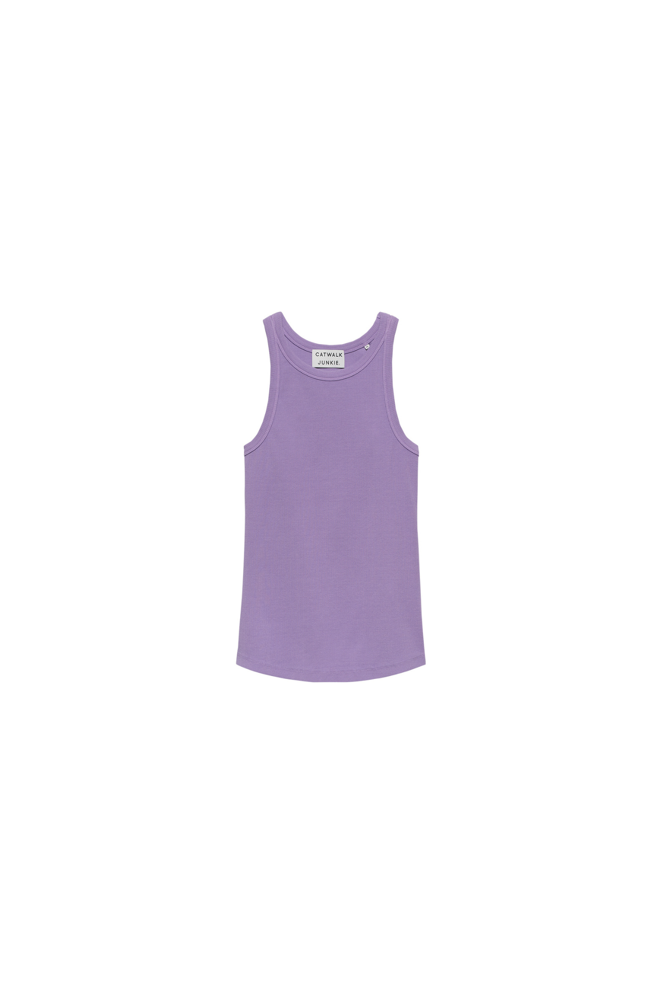 RIB SINGLET TOP - PURPLE SKY