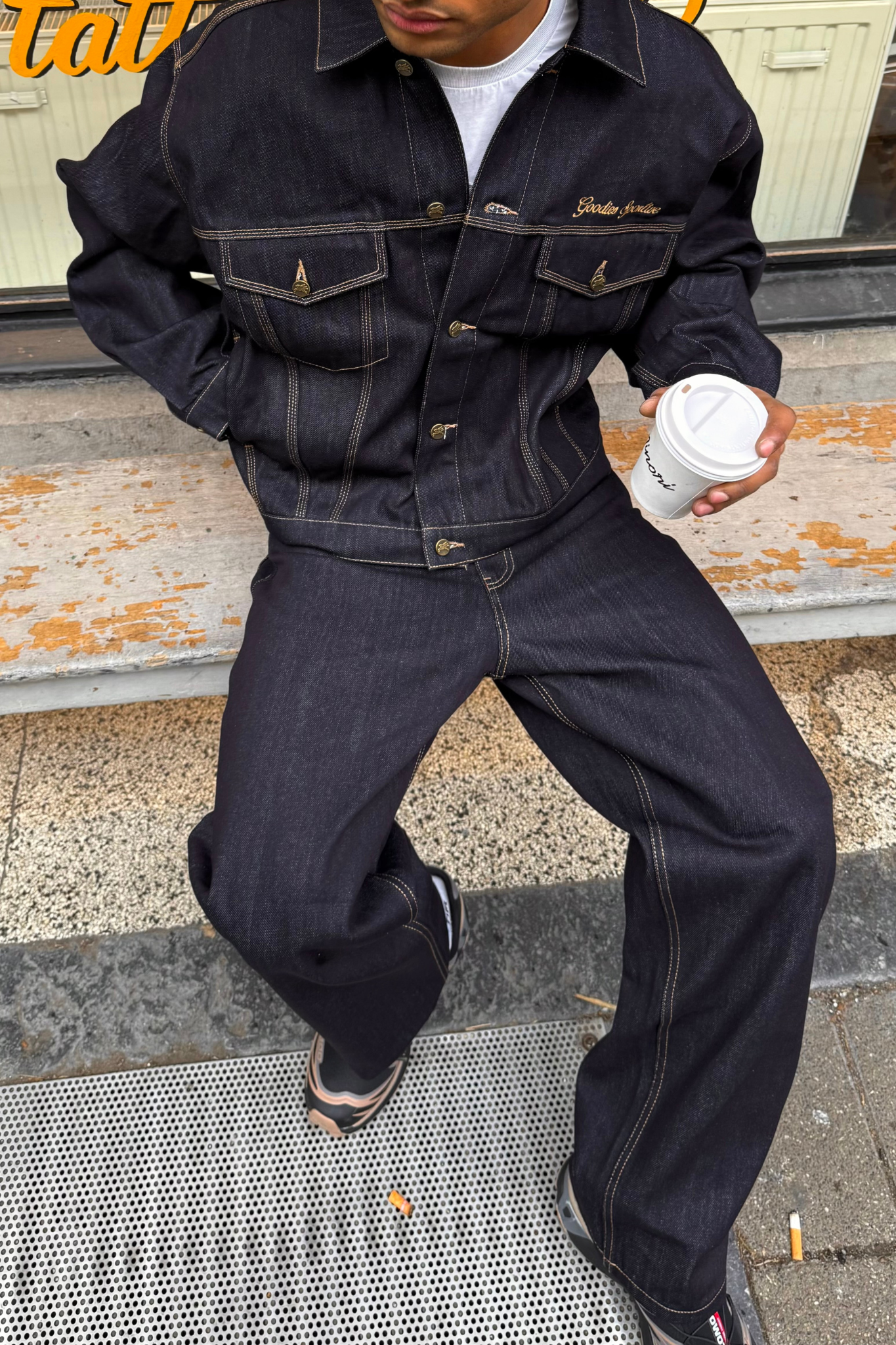 RAW DENIM TRUCKER JACKET DENIM