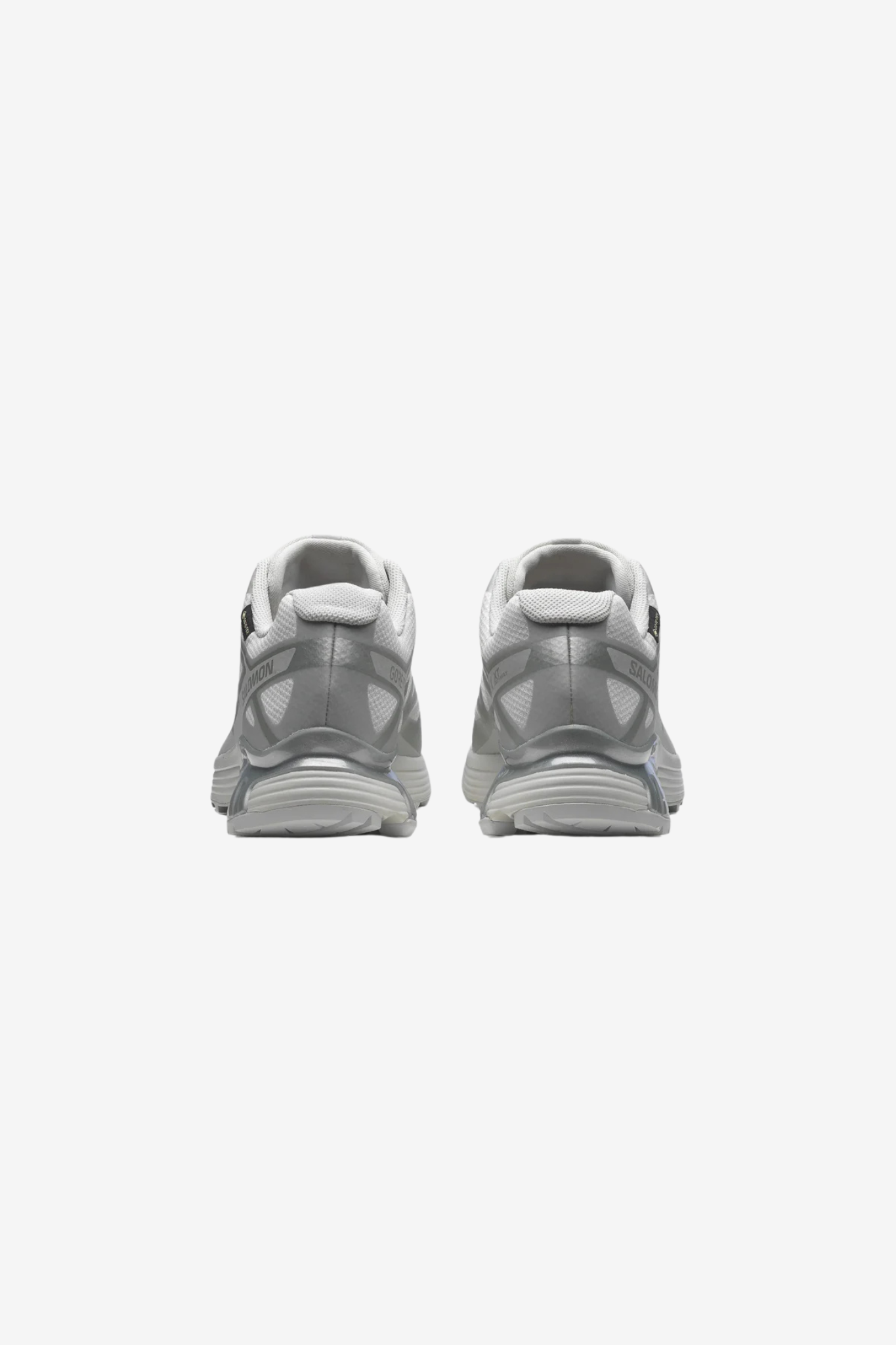 SALOMON XT-PATHWAY GTX SNEAKERS WOMEN - LUNAR ROCK/ALLOY/FTW SILVER. Back view