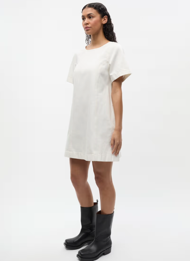 BALL SS DRESS - ECRU