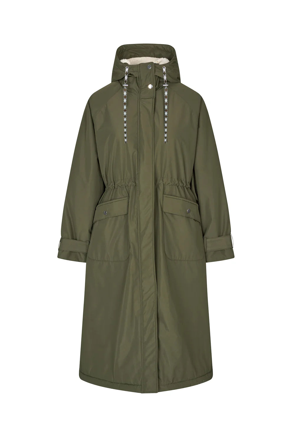 SHEALL COAT LONG - DARK GREEN