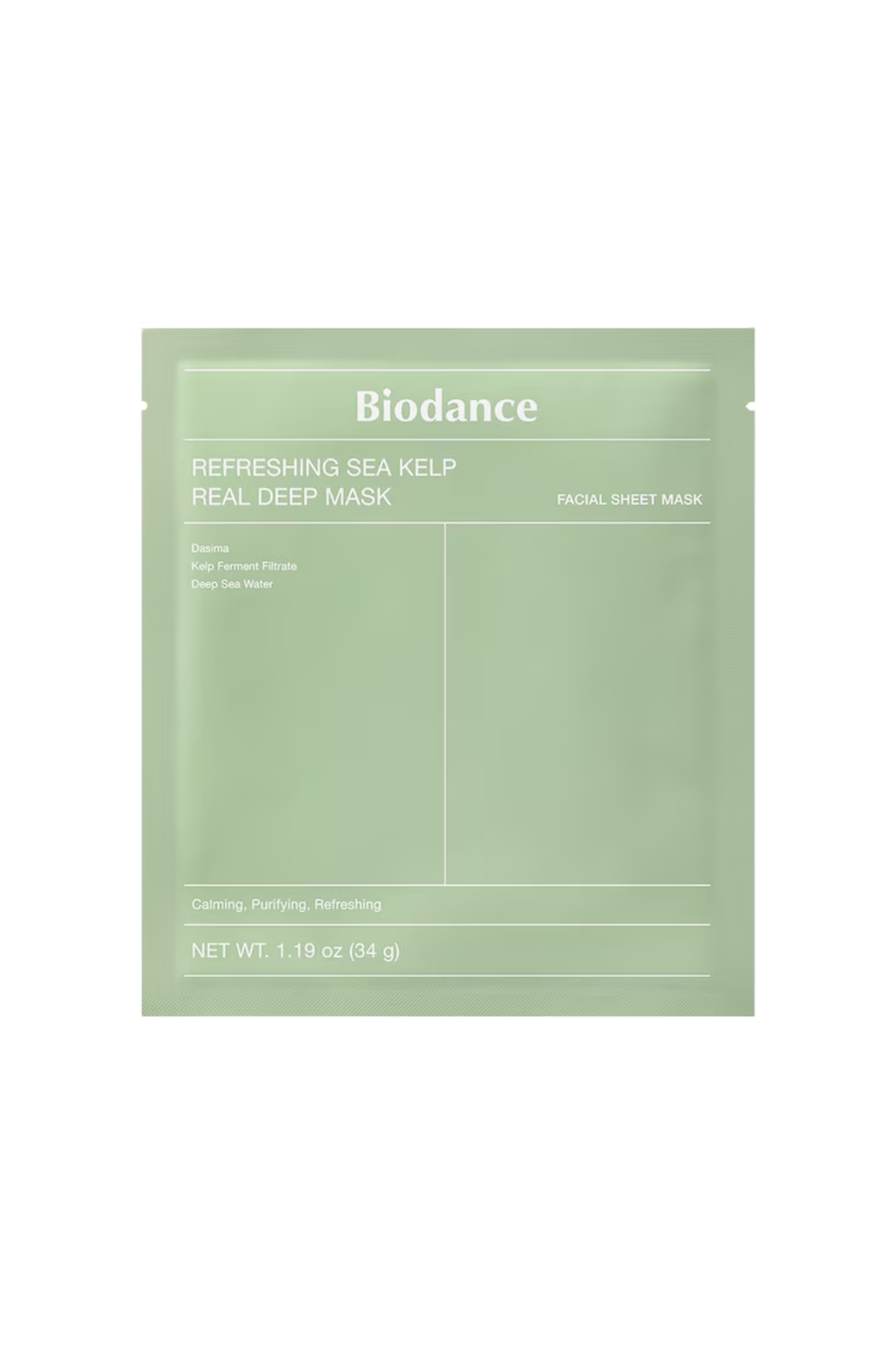 REFRESHING SEA KELP REAL DEEP MASK ( 4 SHEETS )