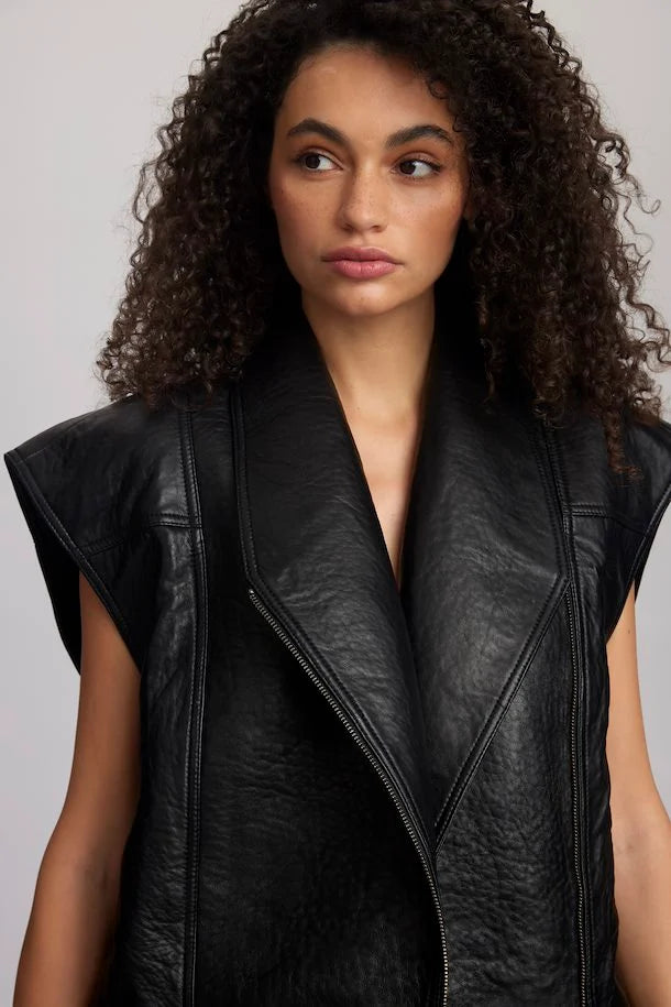 GELLY OZ GILET - BLACK