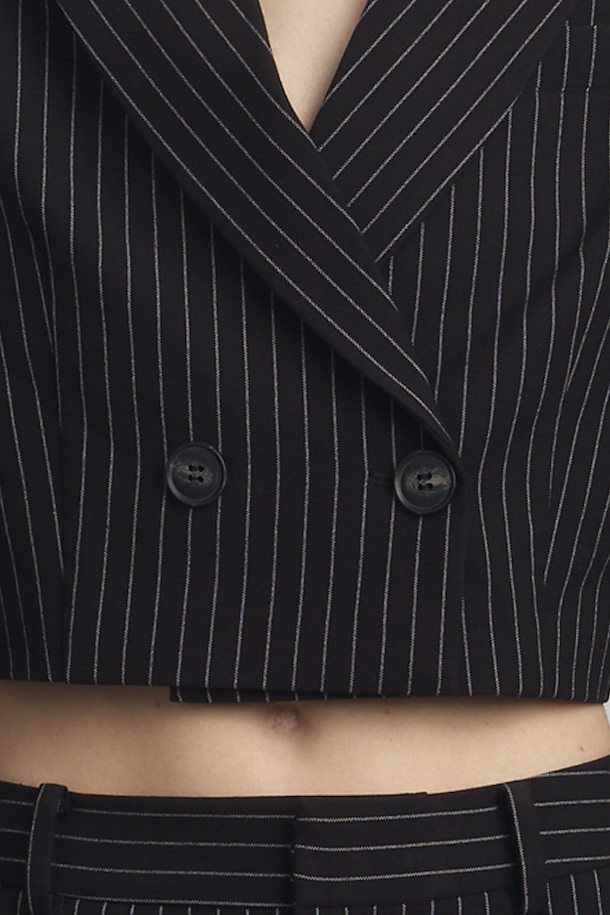 AVANA BLAZER - BLACK PINSTRIPE