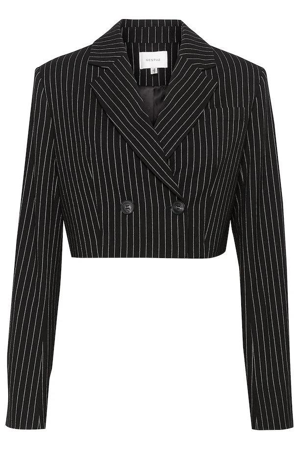 AVANA BLAZER - BLACK PINSTRIPE