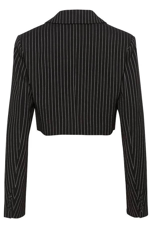 AVANA BLAZER - BLACK PINSTRIPE