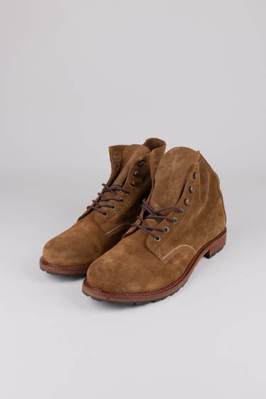 OU -  SLHROMAN SUEDE BOOTS MEN - BROWN