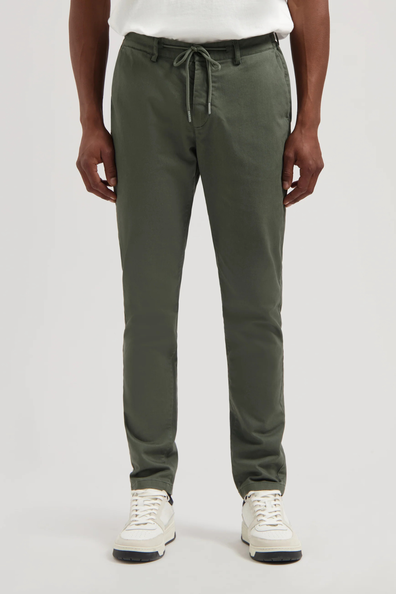LANCASTER TWILL KNIT PANTS - DARK ARMY
