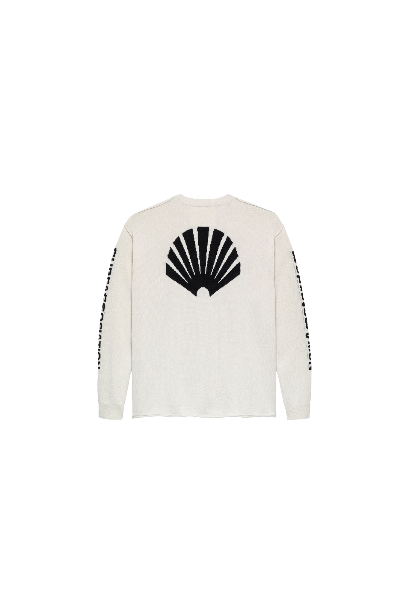 KNITTED LOGO LONGSLEEVE - ECRU