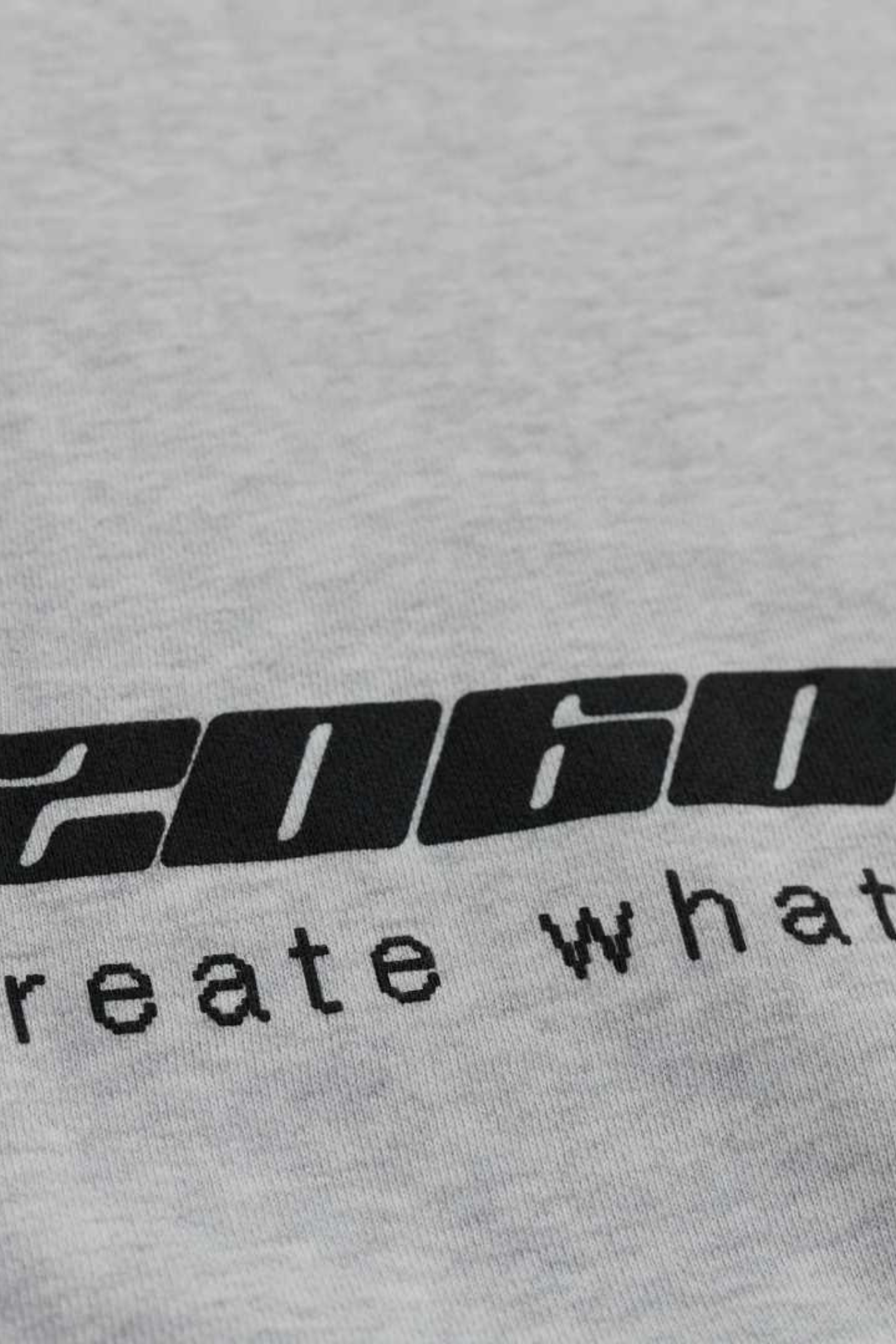 CHROME WAVES CREWNECK - GREY MOUSE