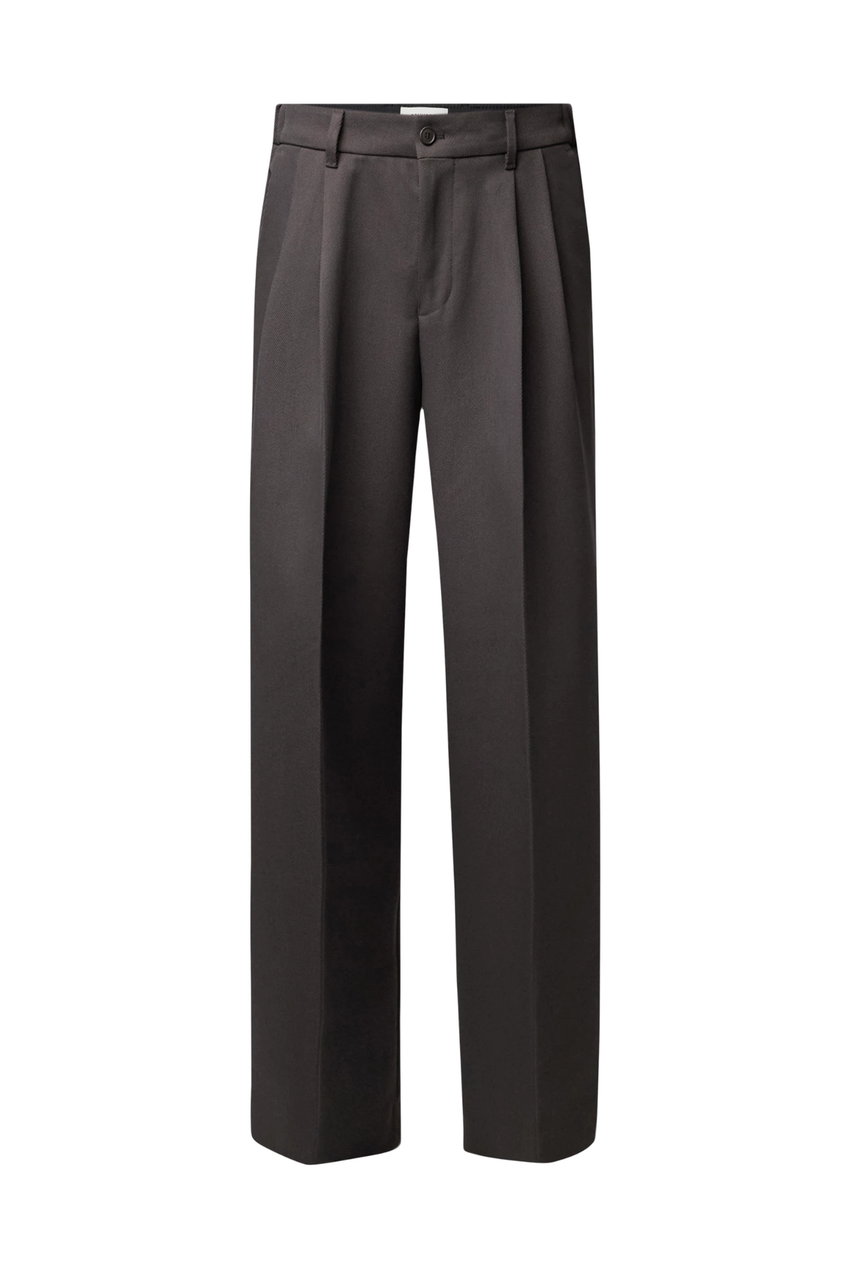 LEEK WIDE TROUSERS - BROWN