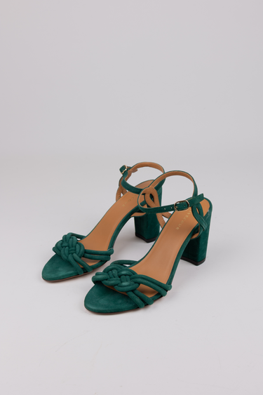 OU - SANDALS N°111 - SUEDE EMERAUDE