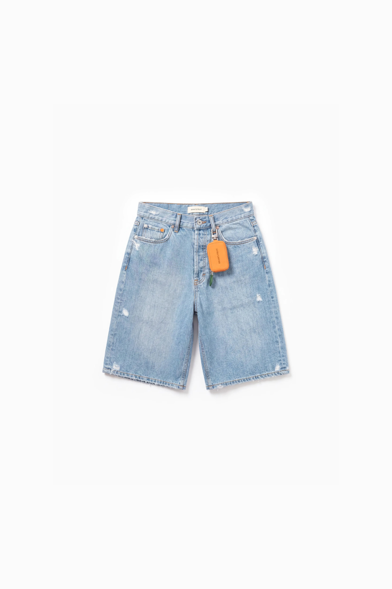 DENIM SHORTS - WASHED INDIGO