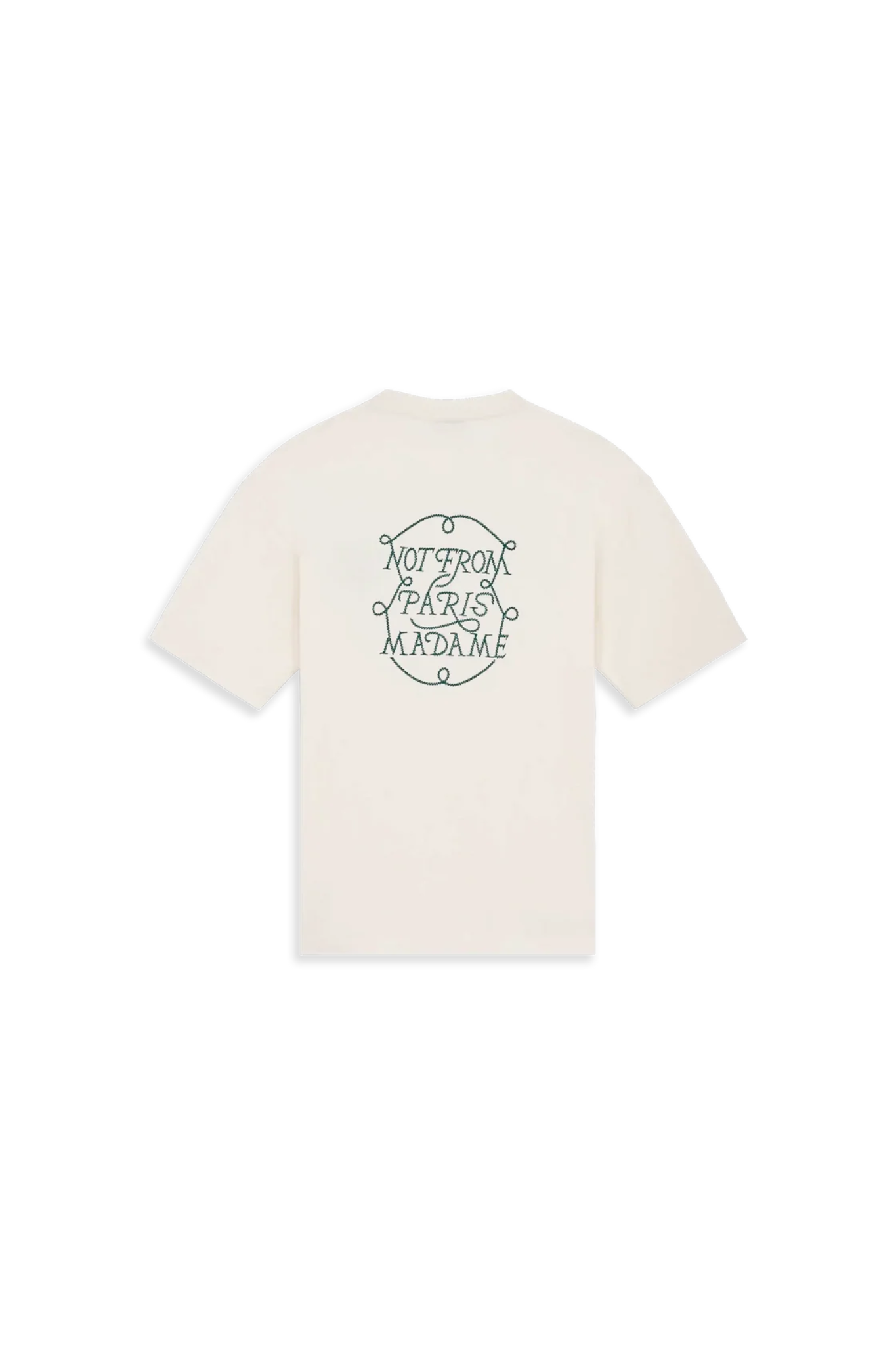 LE T-SHIRT SLOGAN TRESSES - OFF WHITE