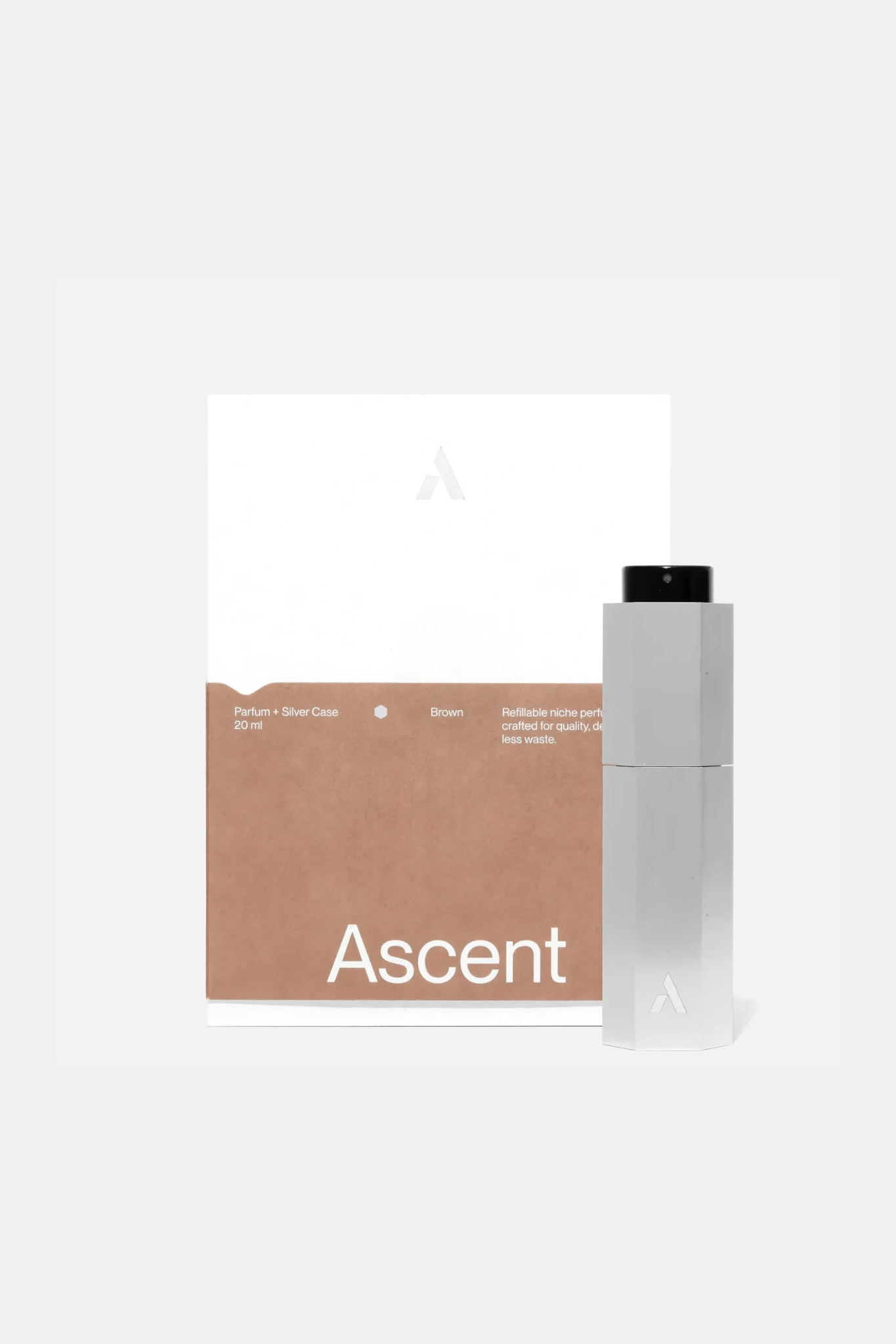 PARFUM + SILVER CASE 20ML - BROWN