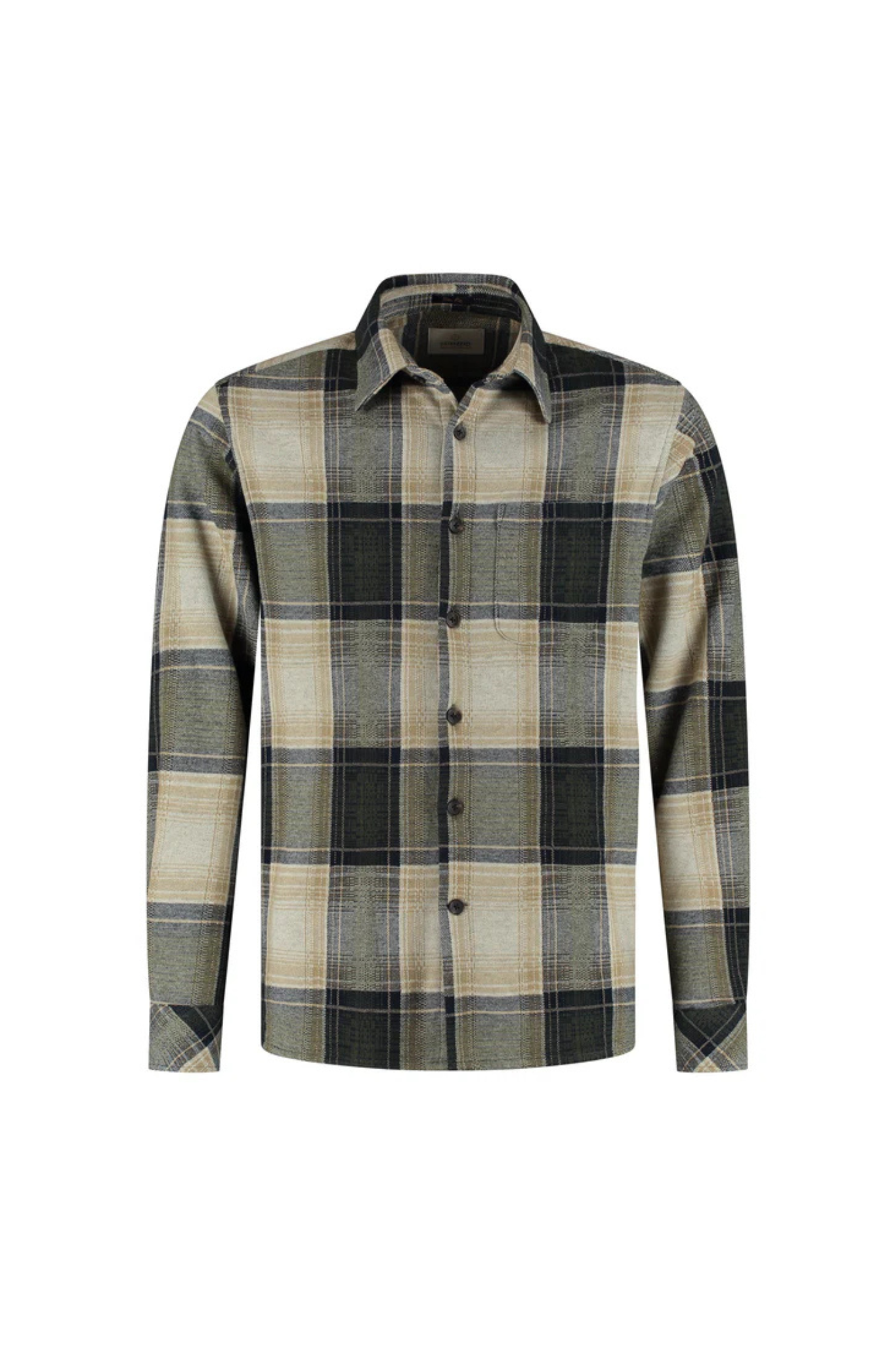 GUS FLANNEL SHIRT - DARK ARMY