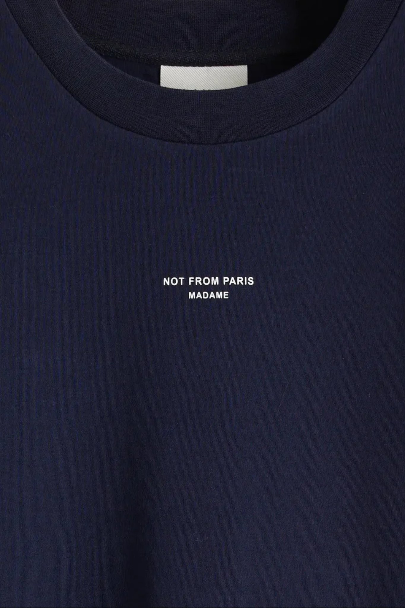LE T-SHIRT SLOGAN CLASSIQUE - NAVY