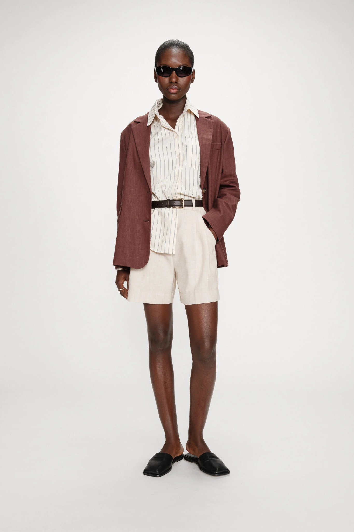 VELIZE BLAZER - CHOCOLAT