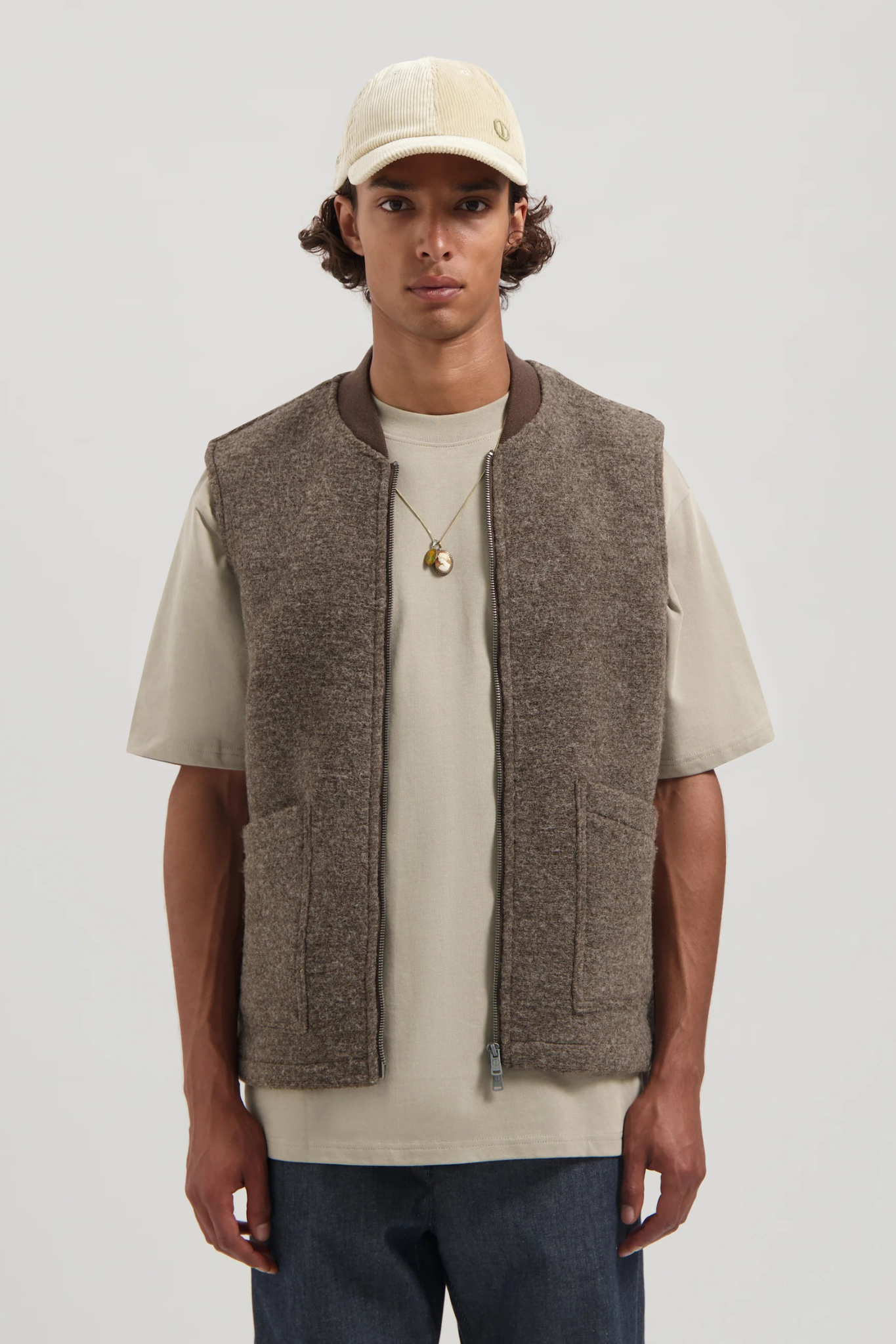 NILS GILET - VINTAGE KHAKI