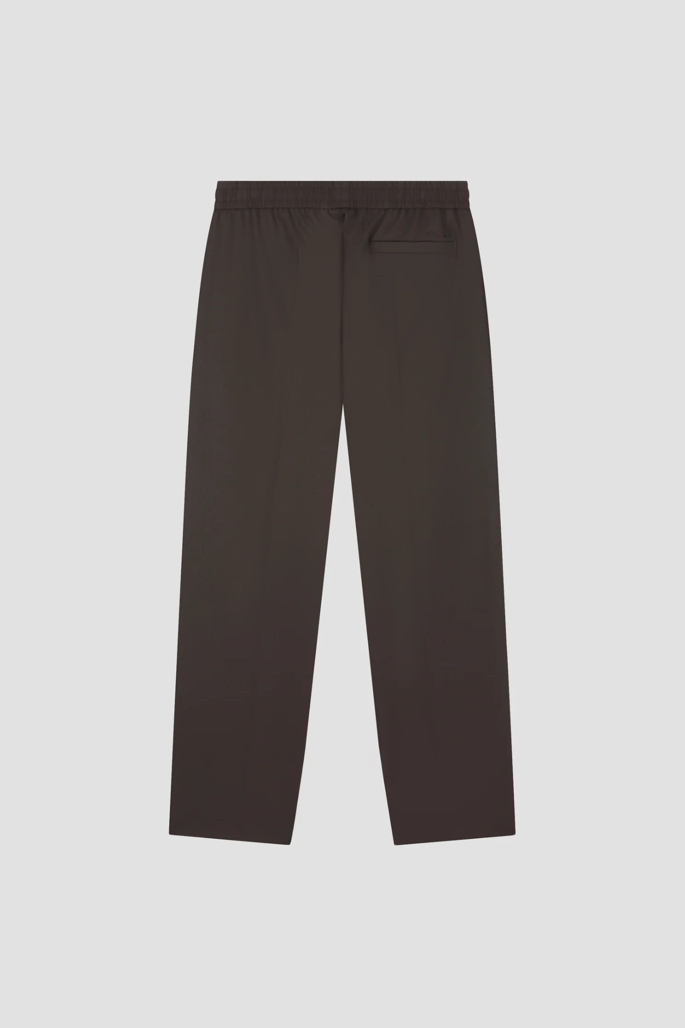 SLIM ELASTICATED PANTS - CHOCOLATE PLUM