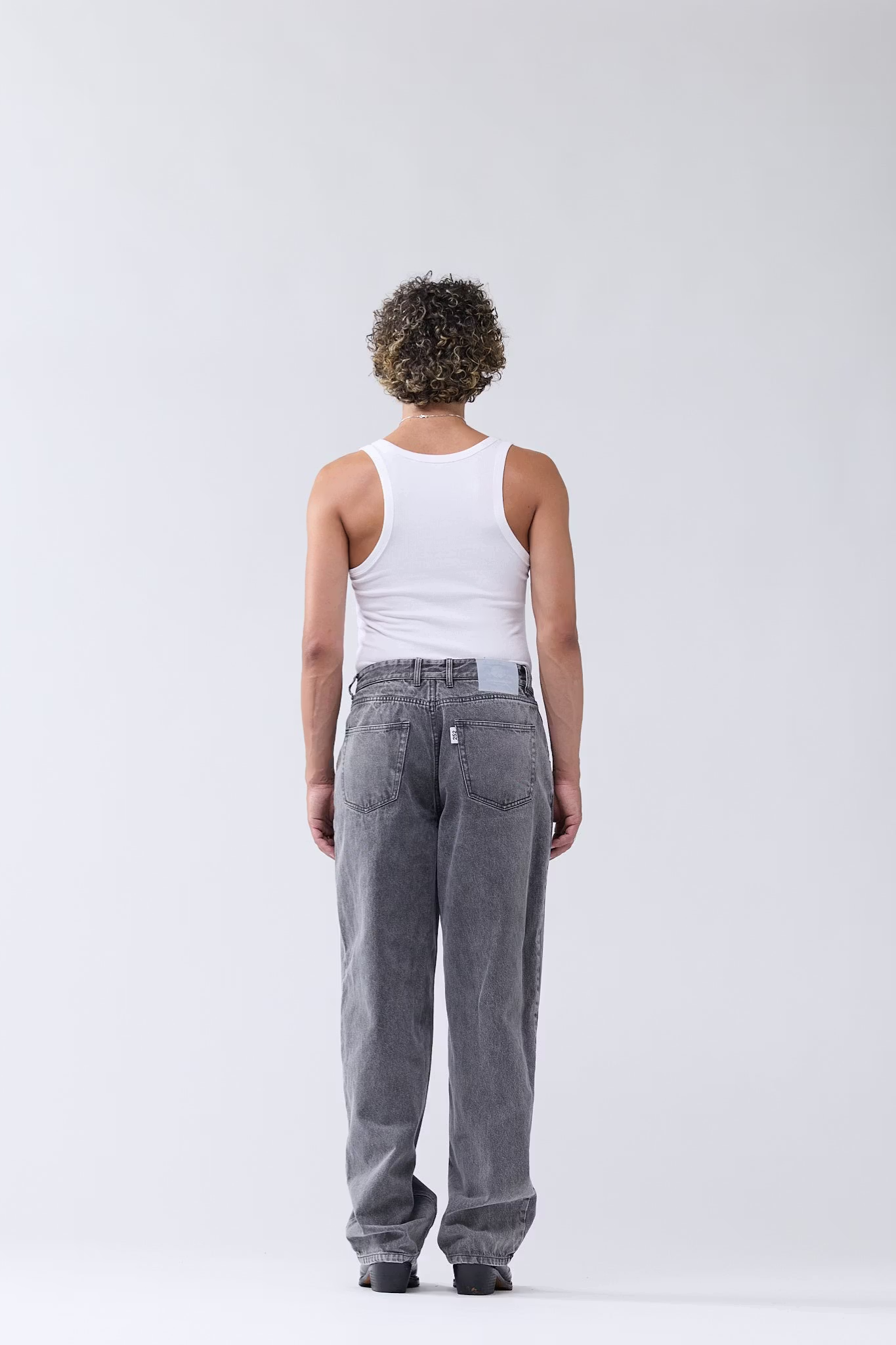 DENIM PANTS - WASHED BLACK