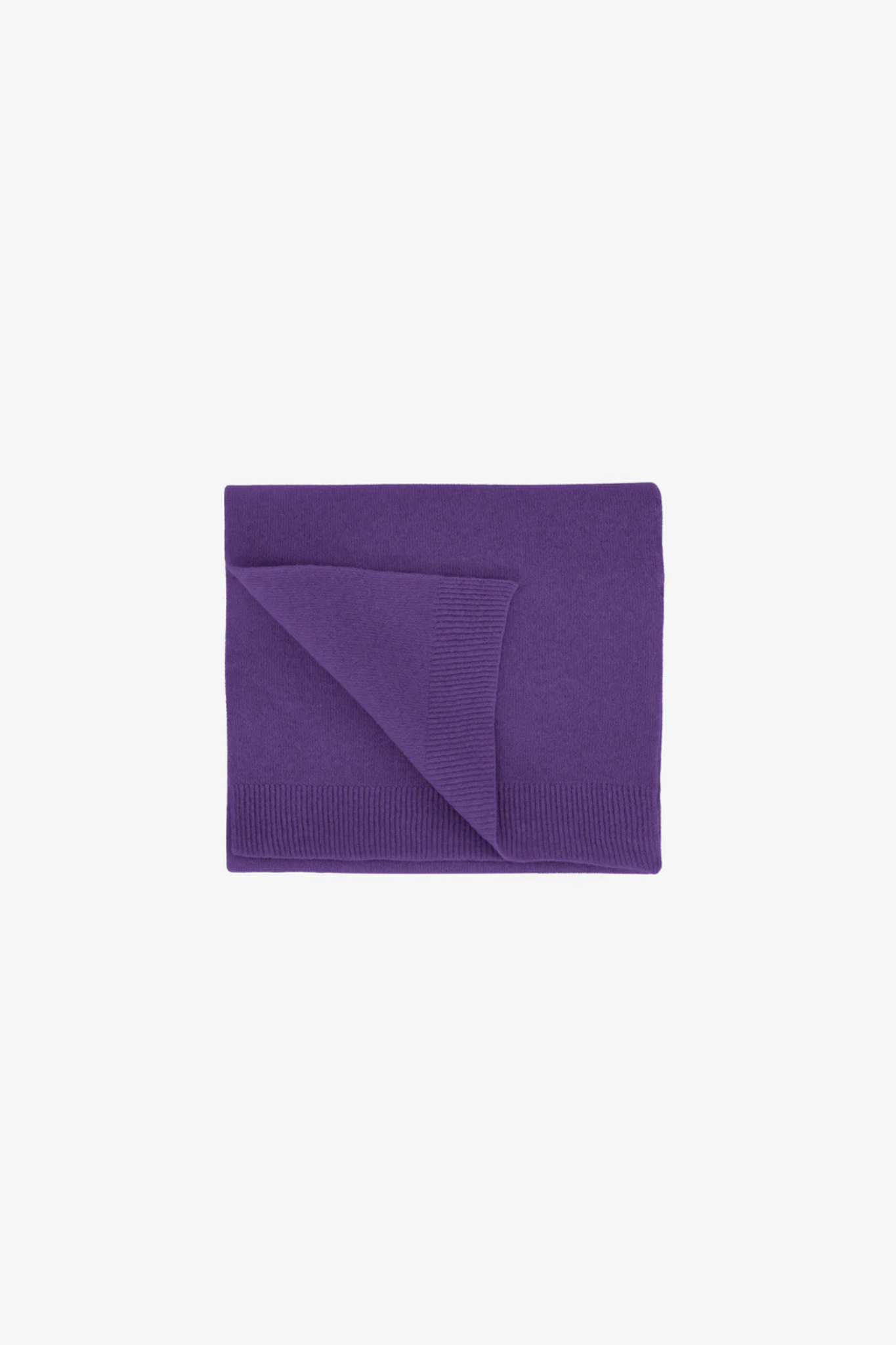 MERINO WOOL SCARF - ULTRA VIOLET