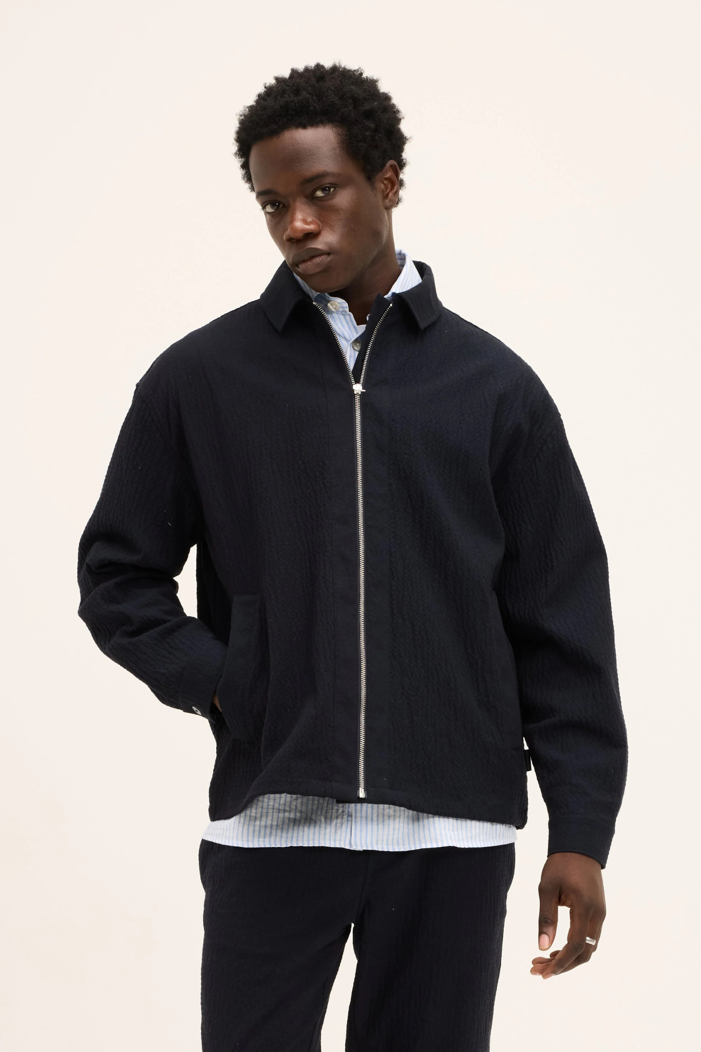 JAN JACKET - NAVY