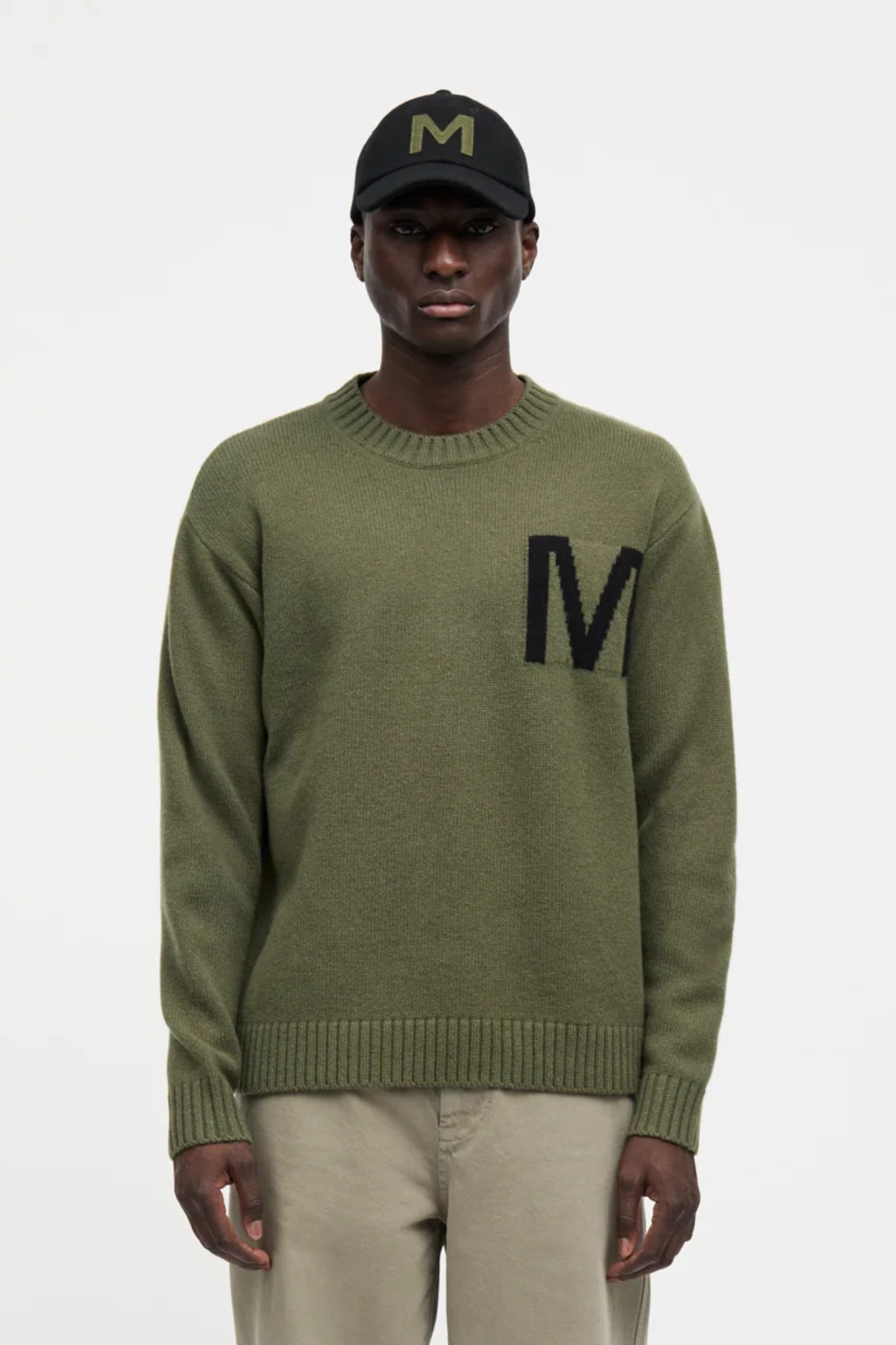 SUPER WOOL ADAM MN KNIT - FOUR LEAF CLOVER