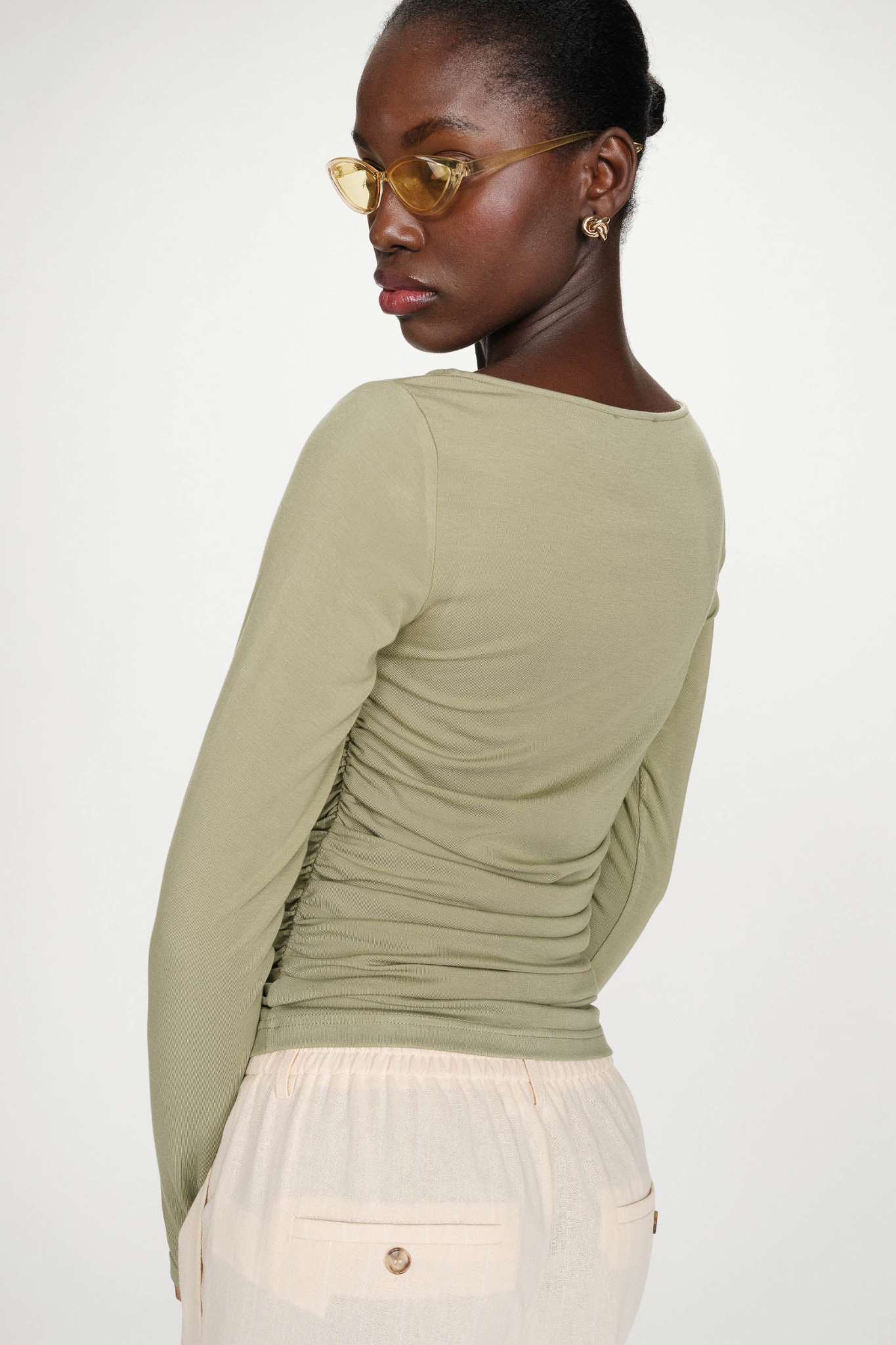 VALEDA TOP - SAUGE