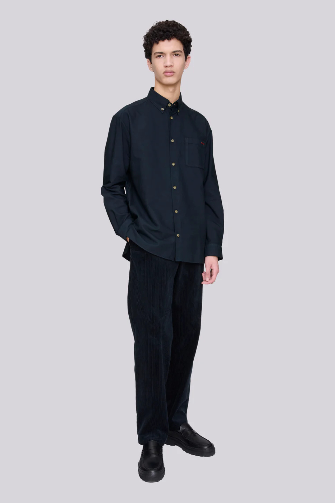 MATEO LOGO SHIRT - DARK NAVY