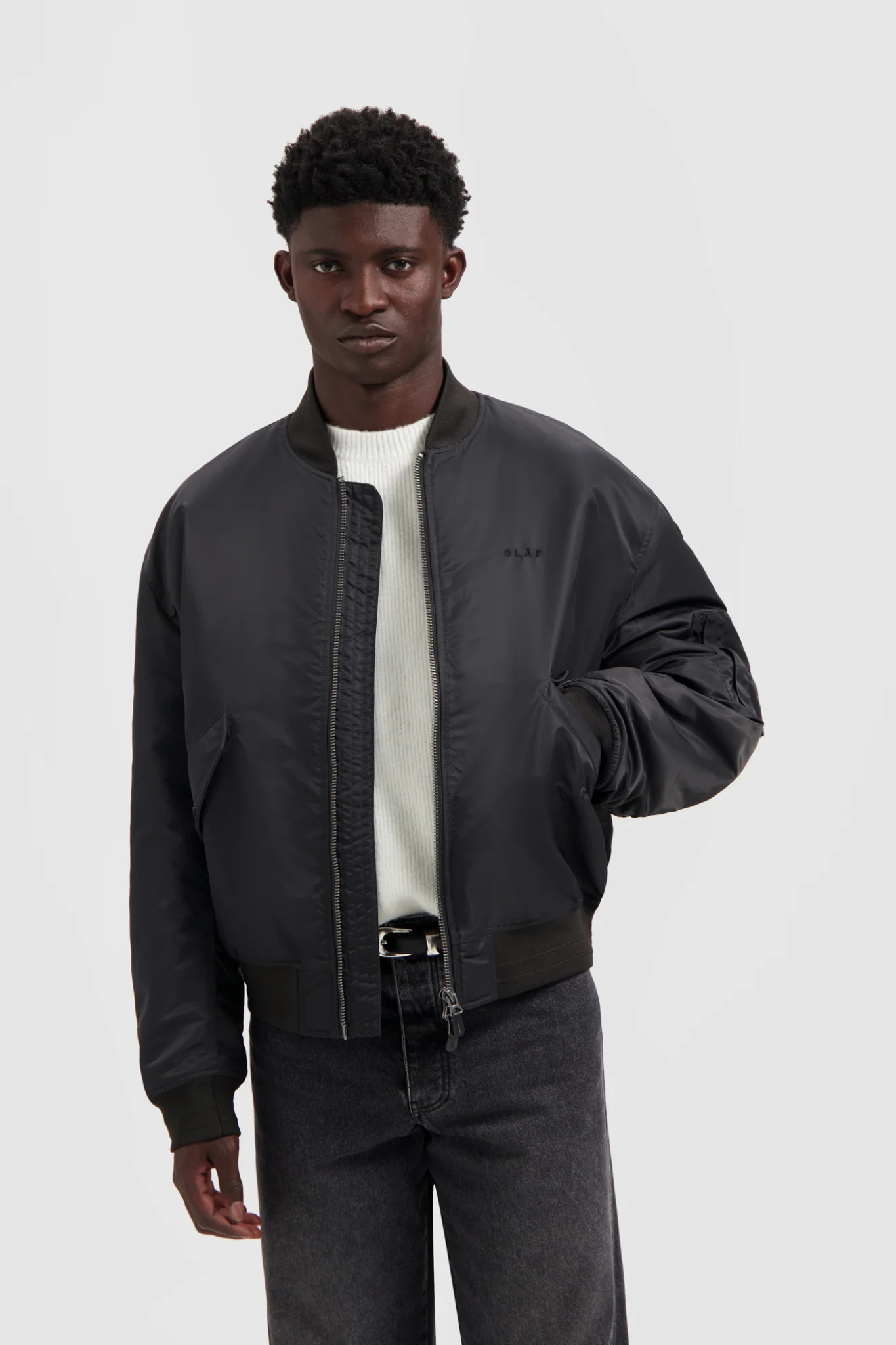 BOMBER JACKET - CHARCOAL
