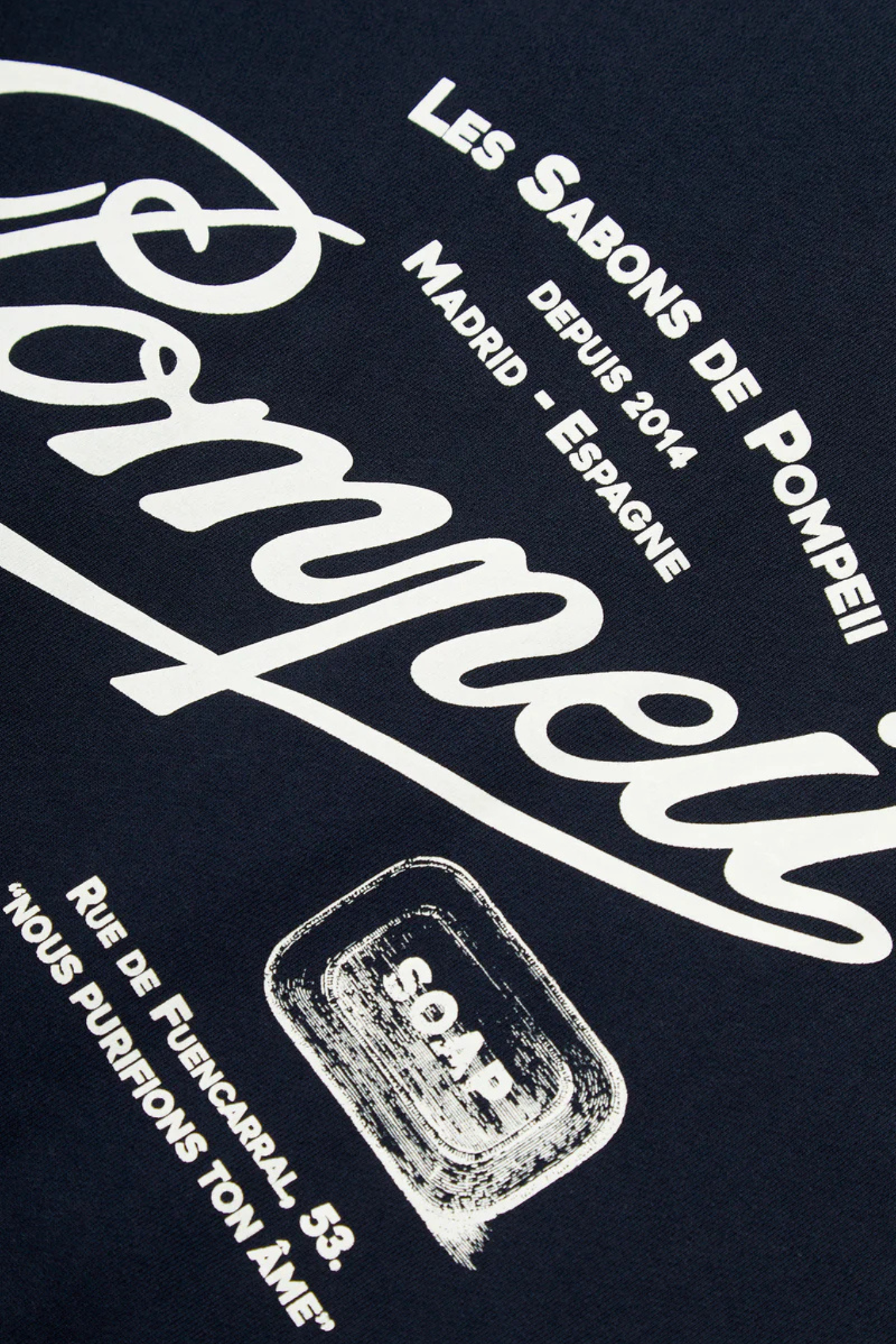 SABONS DE POMPEII SWEATER - NAVY