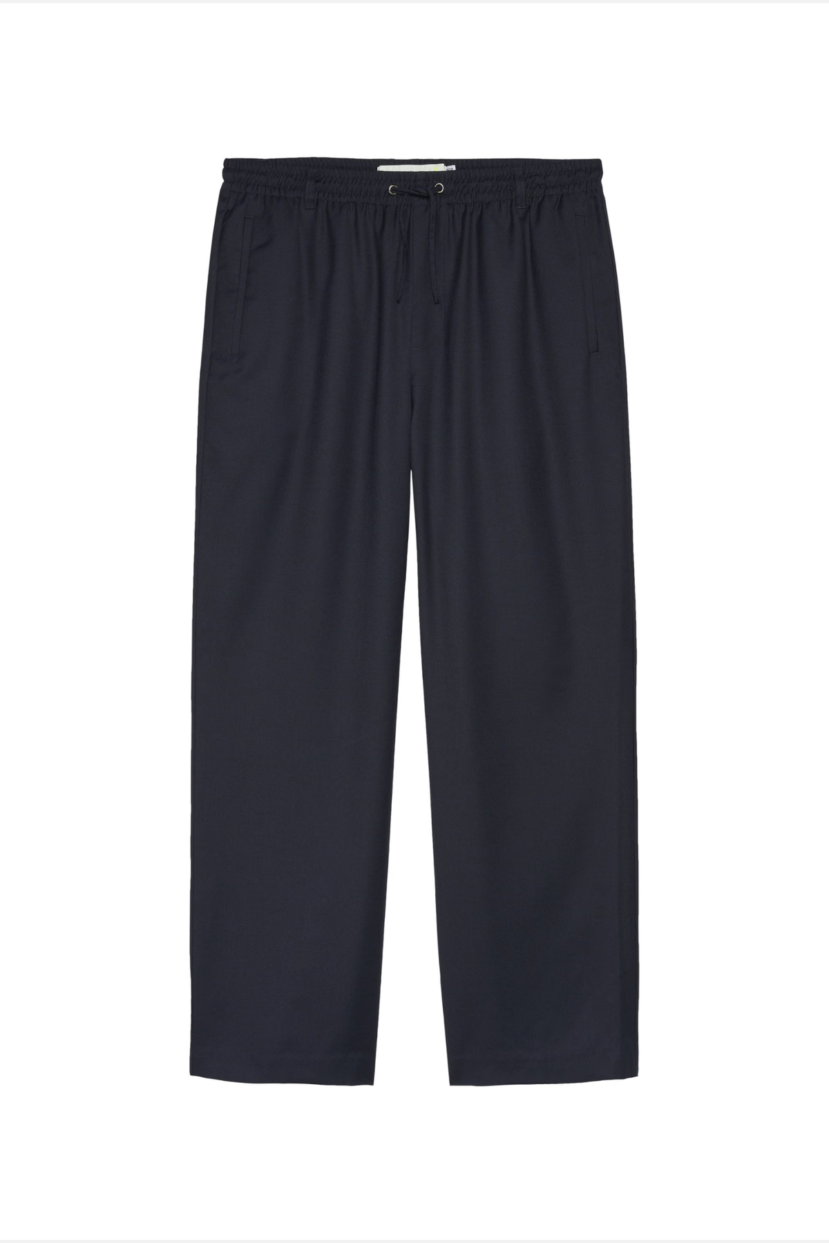 WOOL WORK TROUSERS - NAVY BLUE
