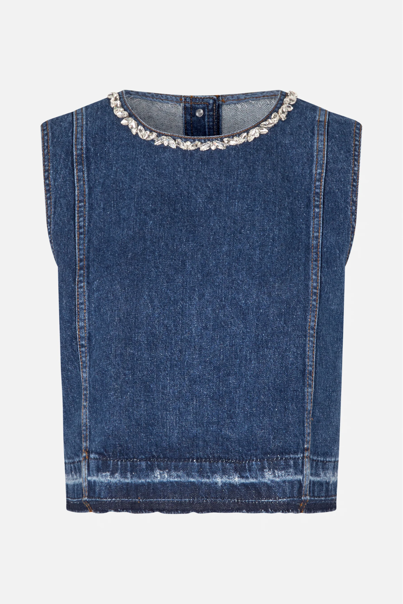 MEDINE TOP - DARK BLUE DENIM