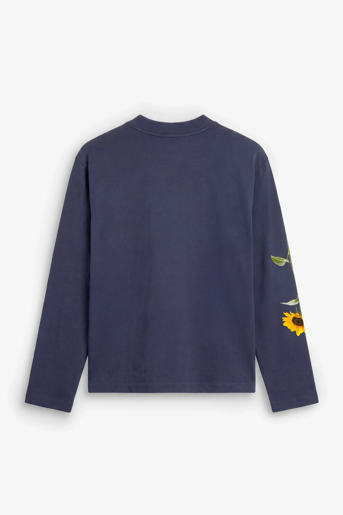 SUNFLOWER LONGSLEEVE T-SHIRT - MIDNIGHT BLUE