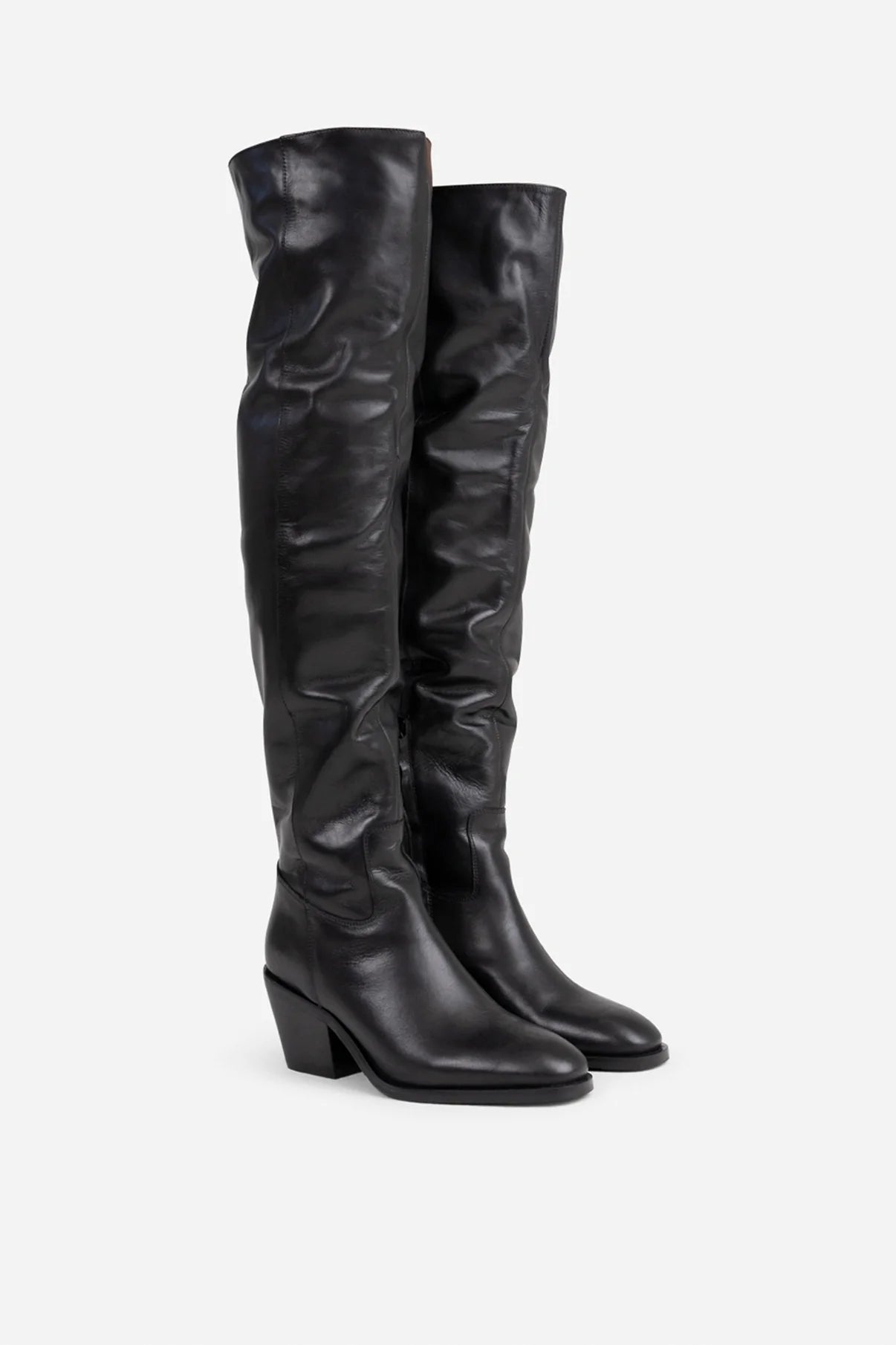 OU - LA-TITUDE HIGH KNEE BOOT - BLACK