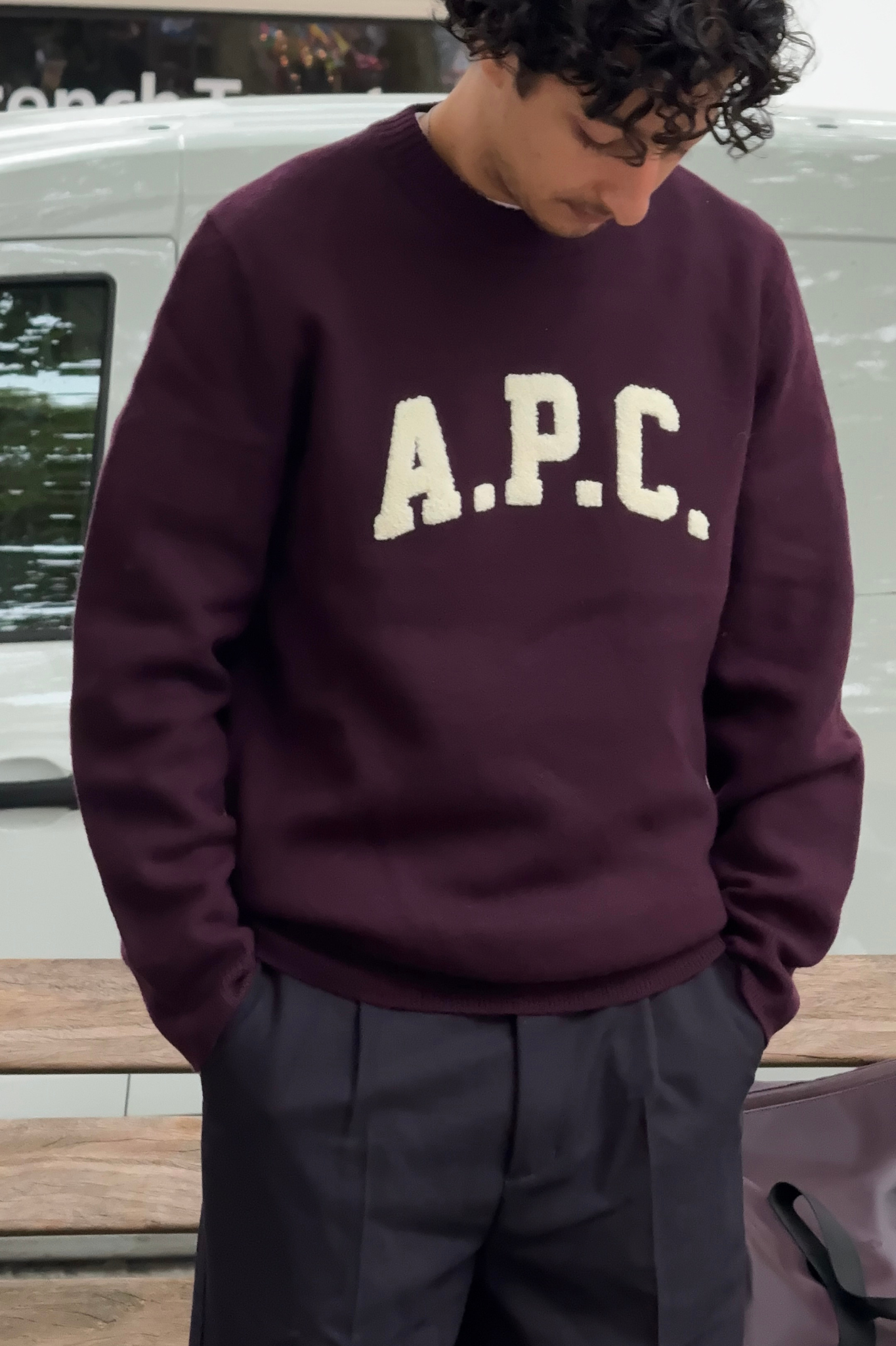JAY PULLOVER - BURGUNDY