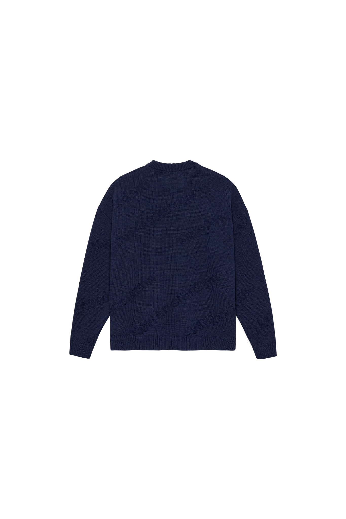 LOGO JACQUARD CREWNECK - NIGHT