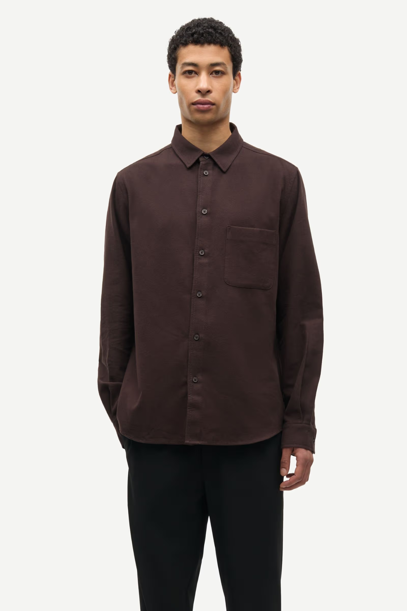 RYAN J SHIRT - BLACK COFFEE