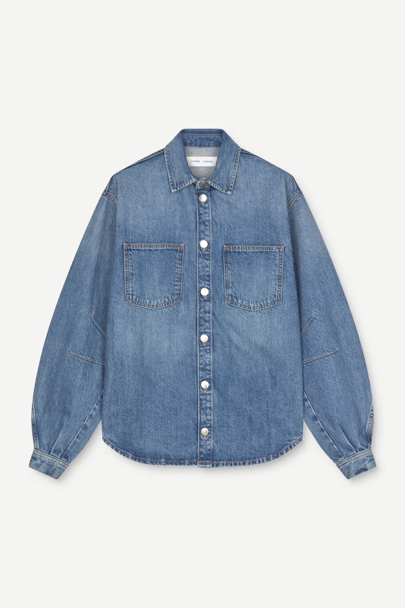 HARP SEAM SHIRT - SEPHIA BLUE