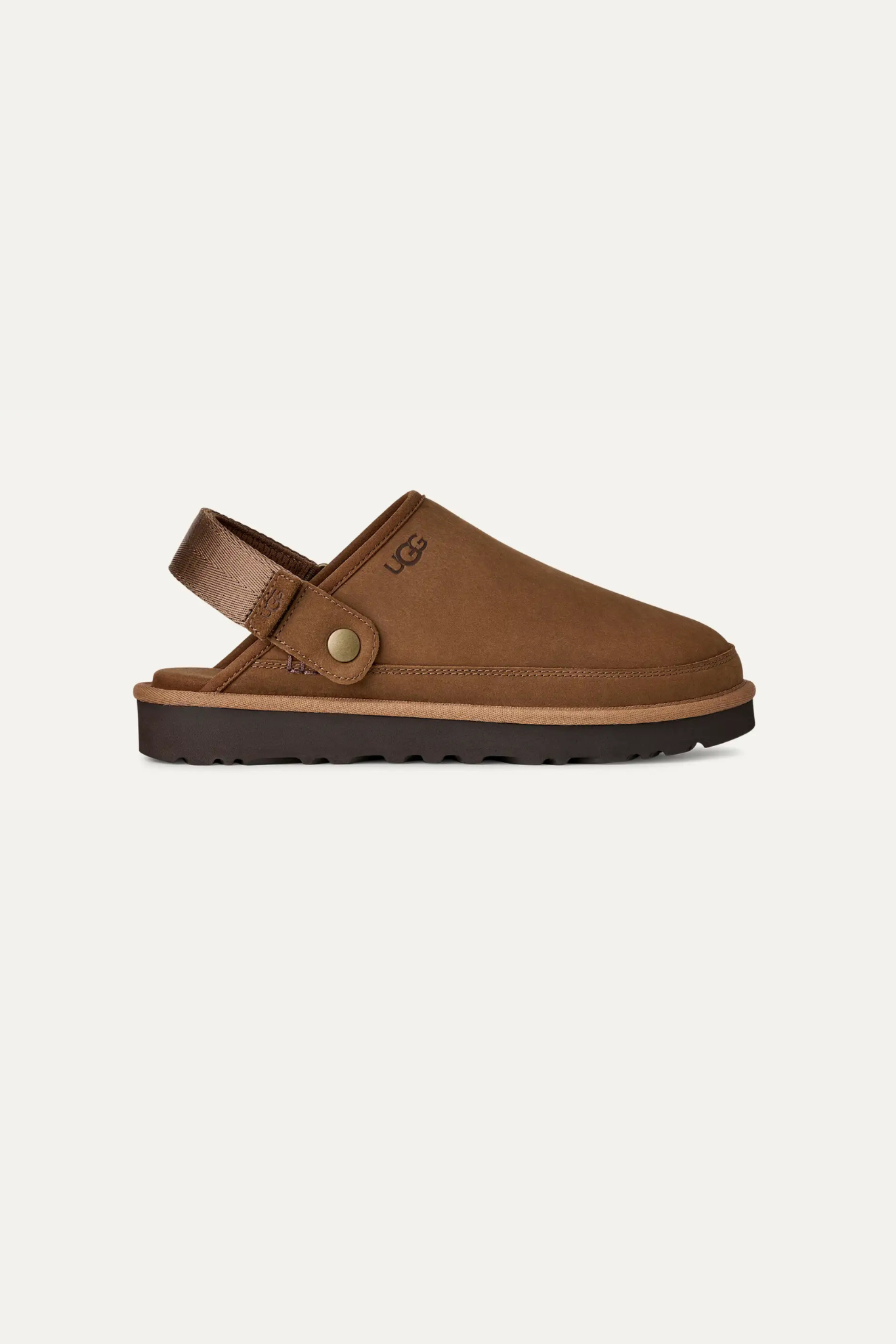 GOLDENCOAST CLOG II NUBUCK MEN SHOES - DARK CHESTNUT