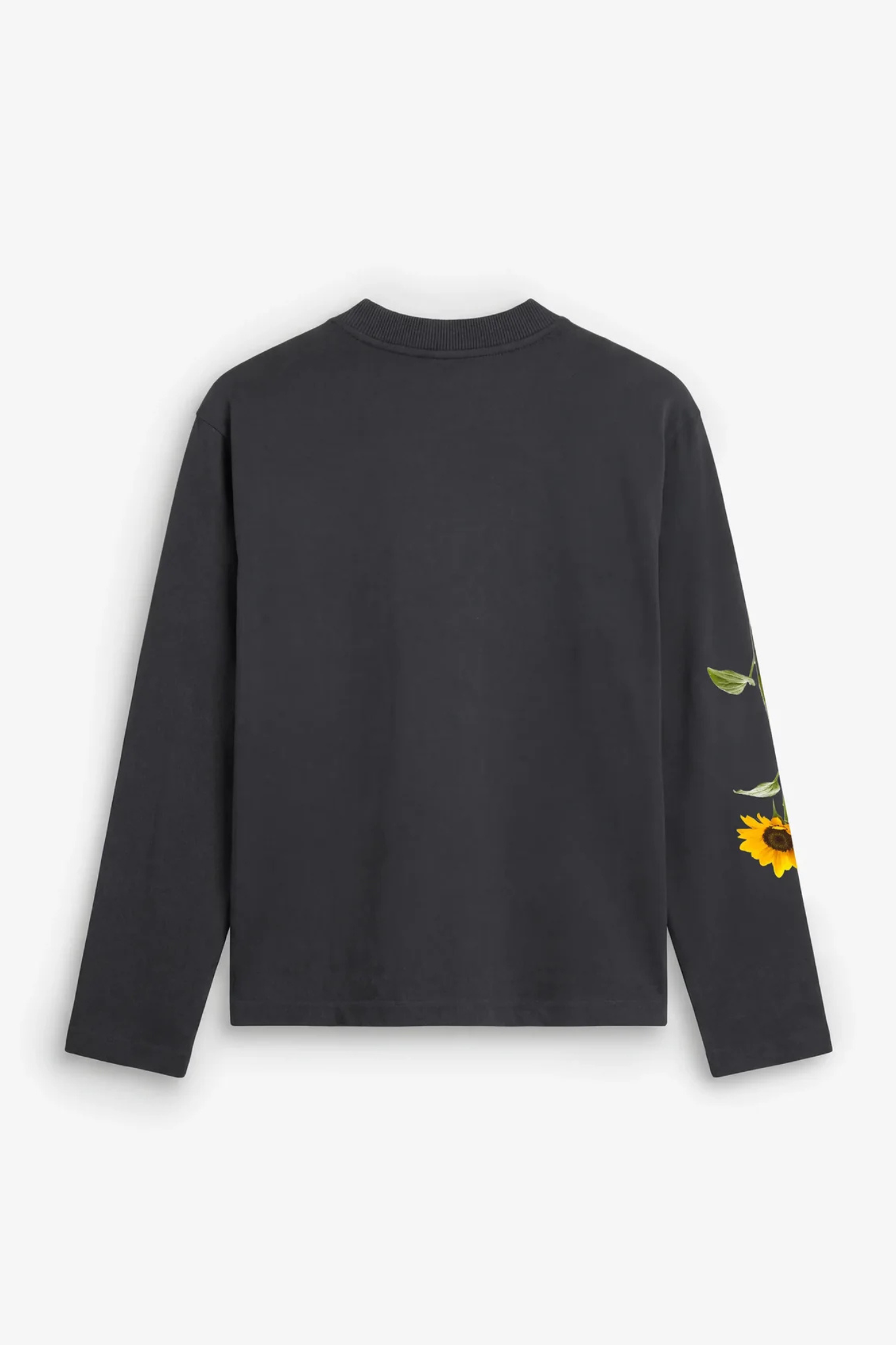 SUNFLOWER LONGSLEEVE T-SHIRT - SHADOW BLACK