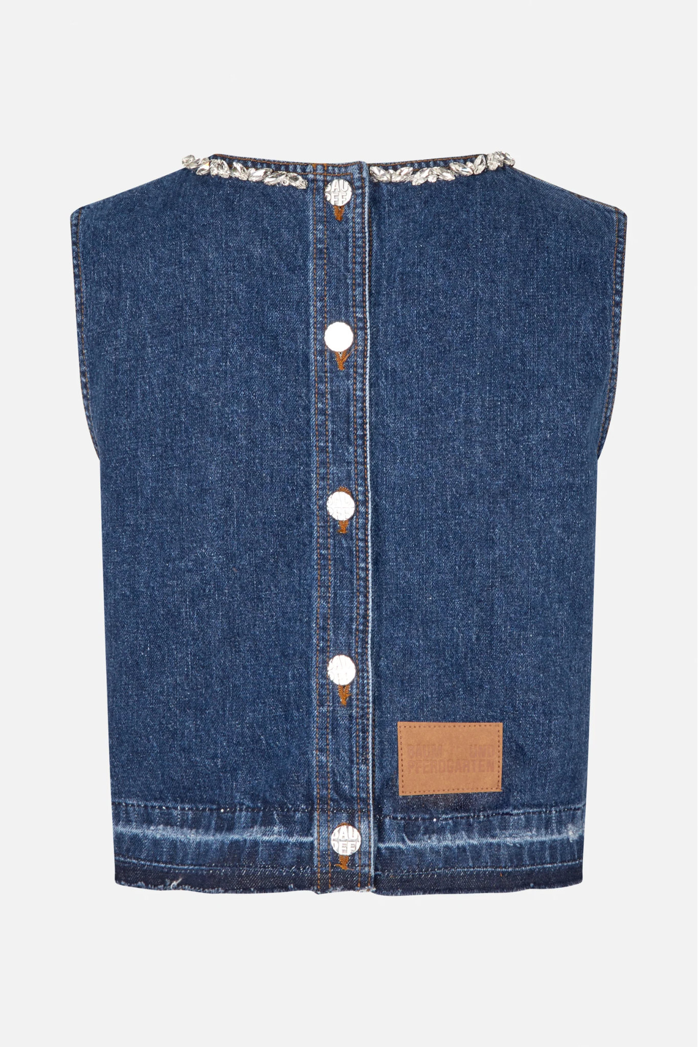 MEDINE TOP - DARK BLUE DENIM