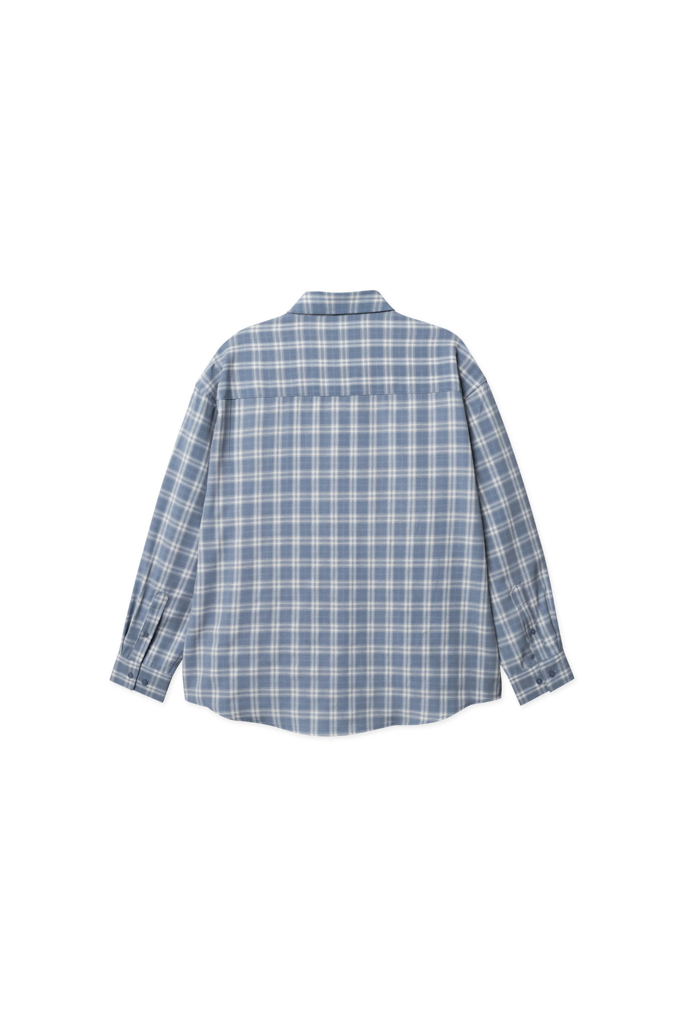 JONG DOBBY CHECK SHIRT - LIGHT BLUE