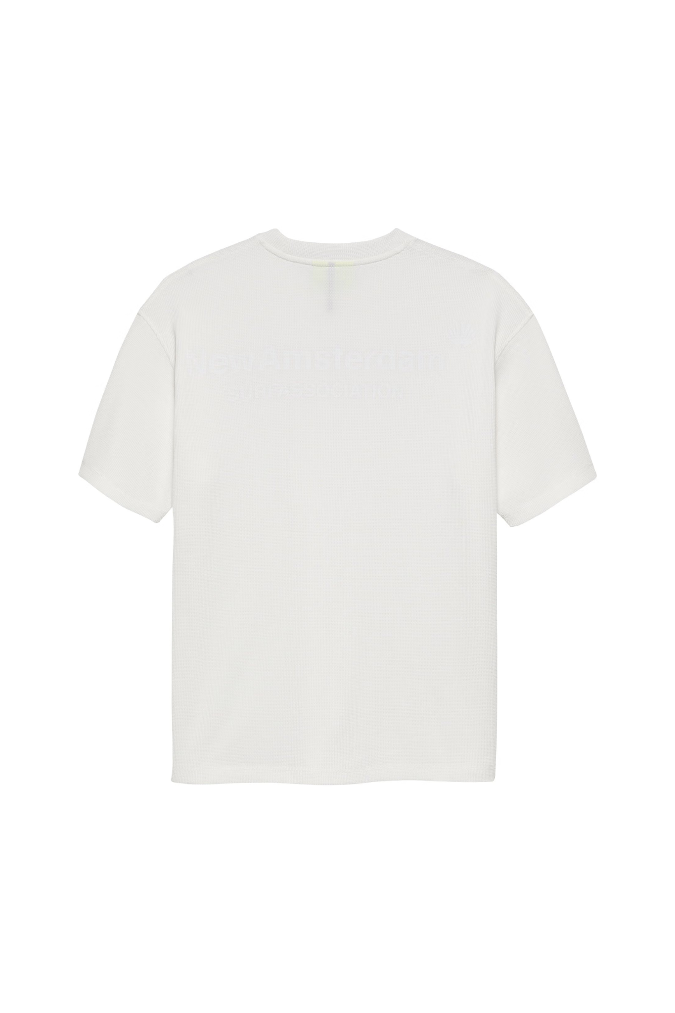 LOGO TEE WAFFLE T-SHIRT - WHITE
