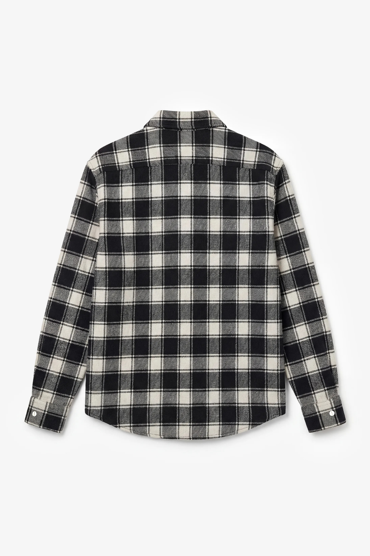 FLANEL OVERSHIRT - BLACK