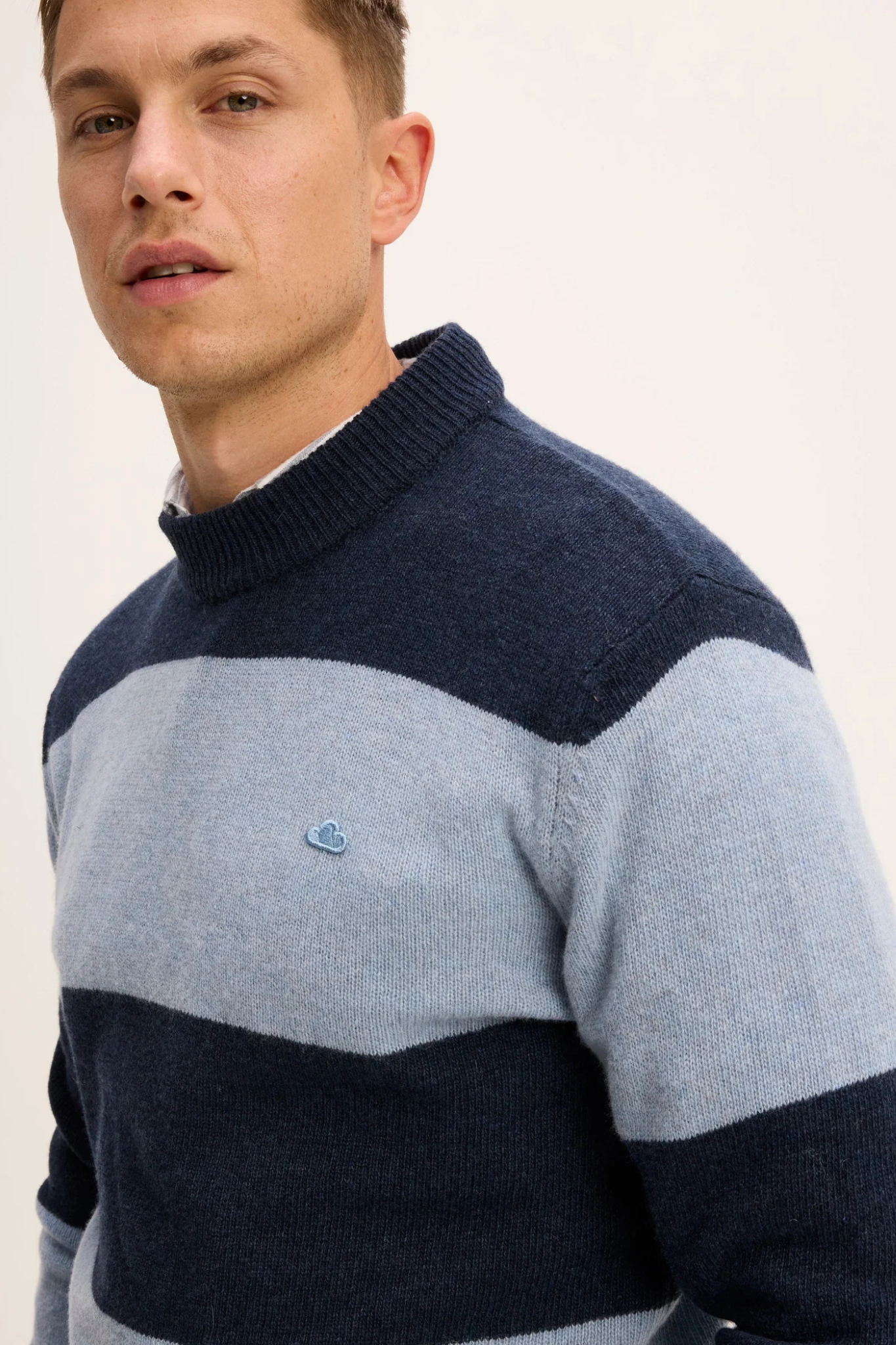 KYLO BOLD STRIPED KNIT - BLUE