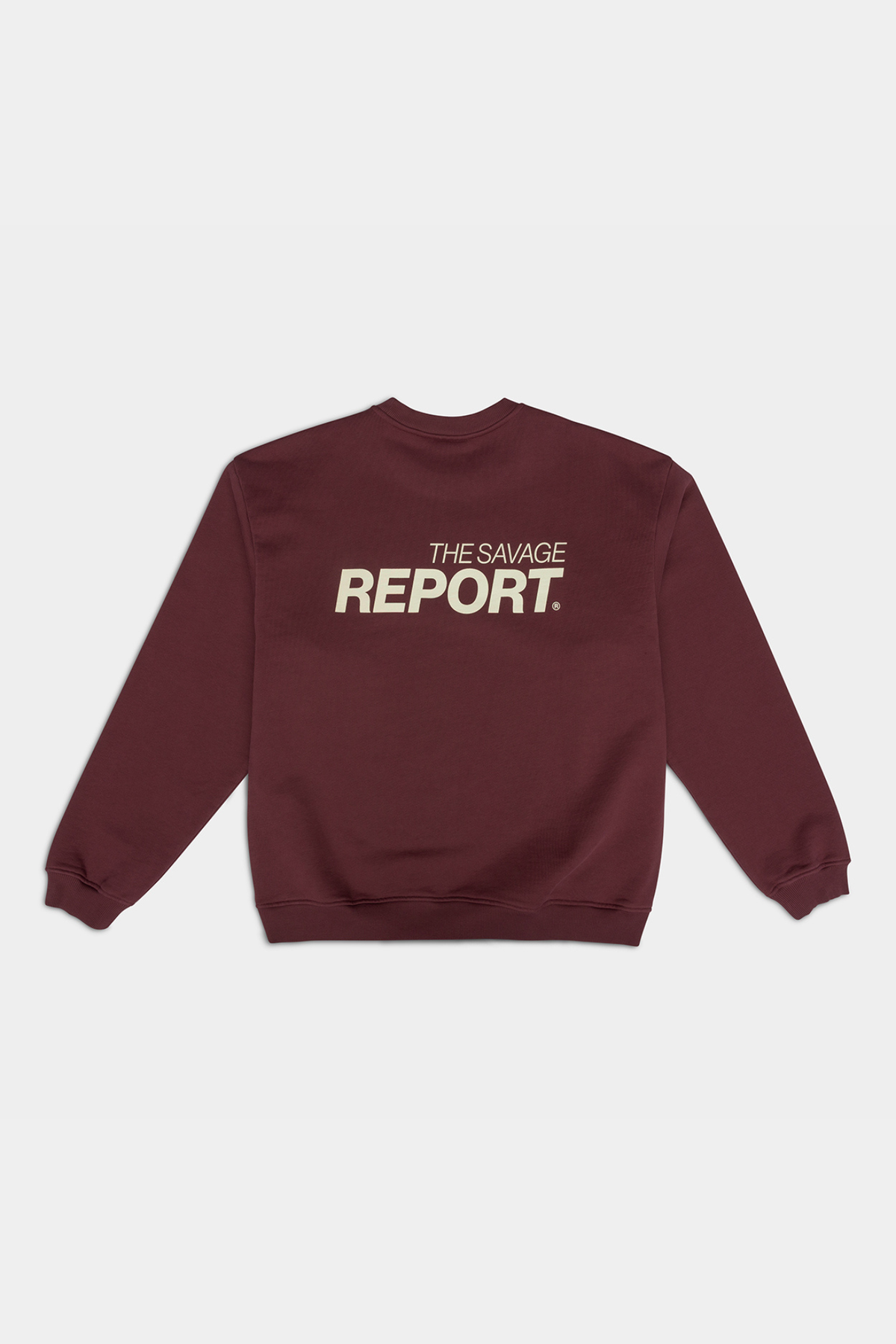 REPORT SWEATER – RED MAHOGANY