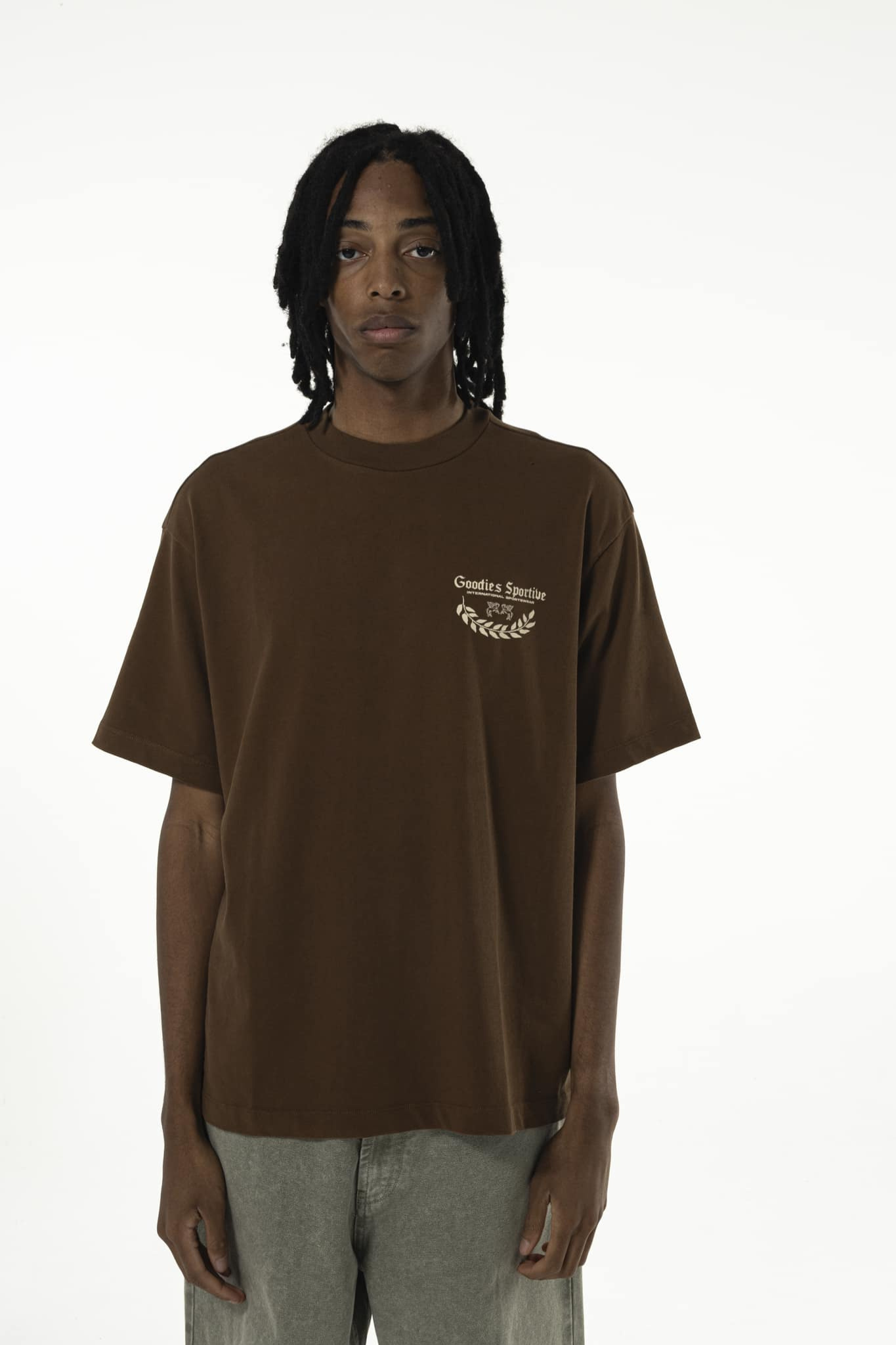 CAESAR T-SHIRT - BROWN