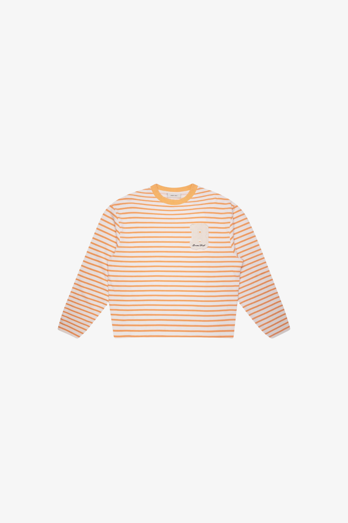 VARSITY STRIPED LONGSLEEVE - ORANGE